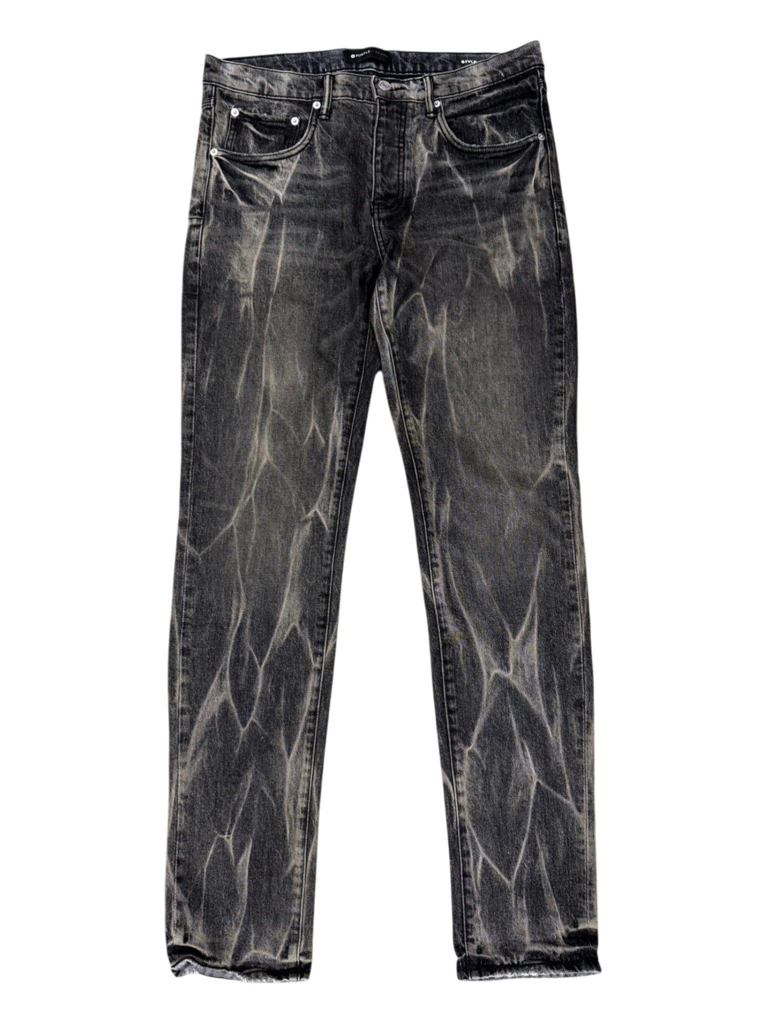 Purple Brand Tie Dye Black Wash Jeans