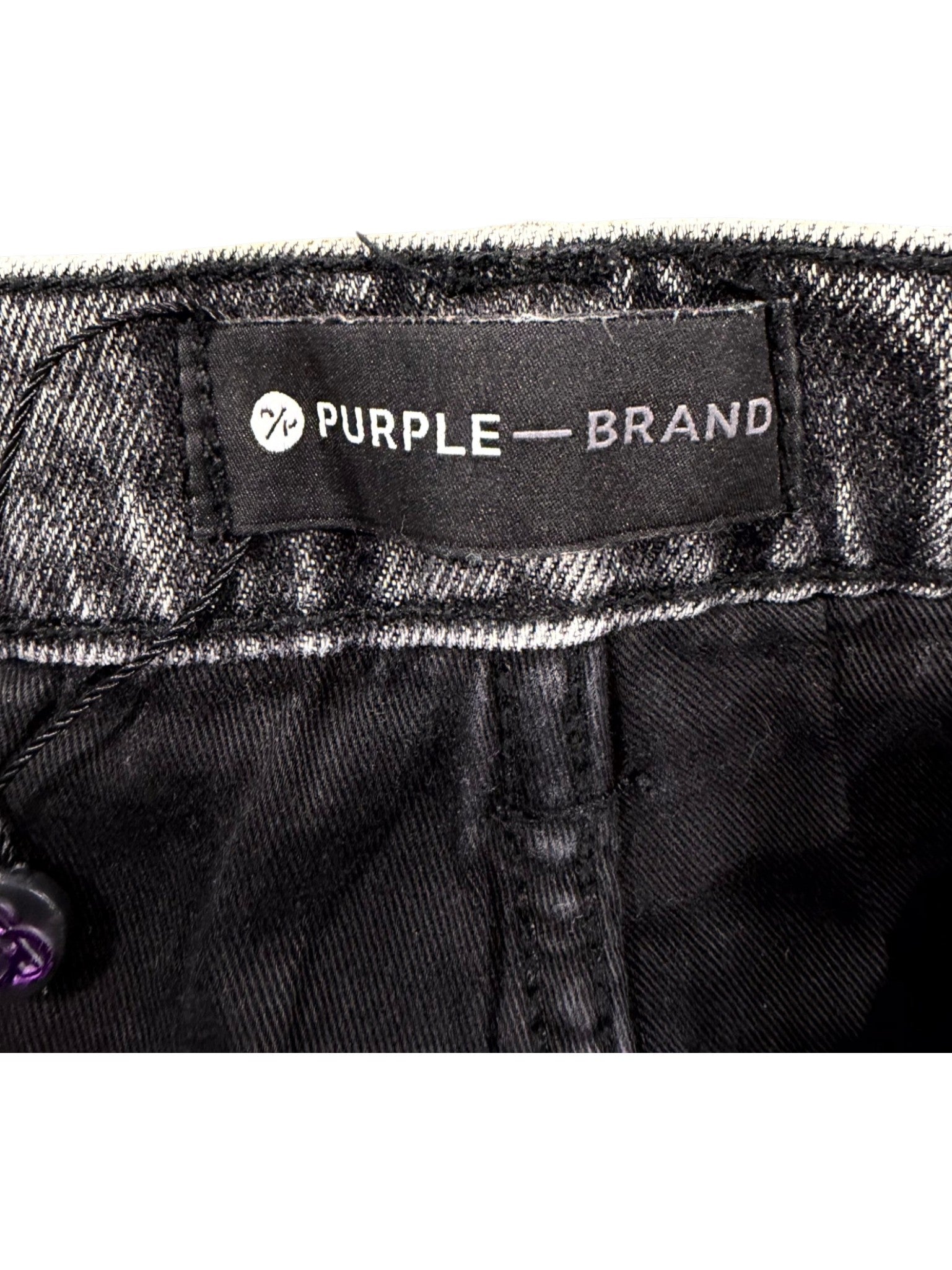 Purple Brand Tie Dye Black Wash Jeans