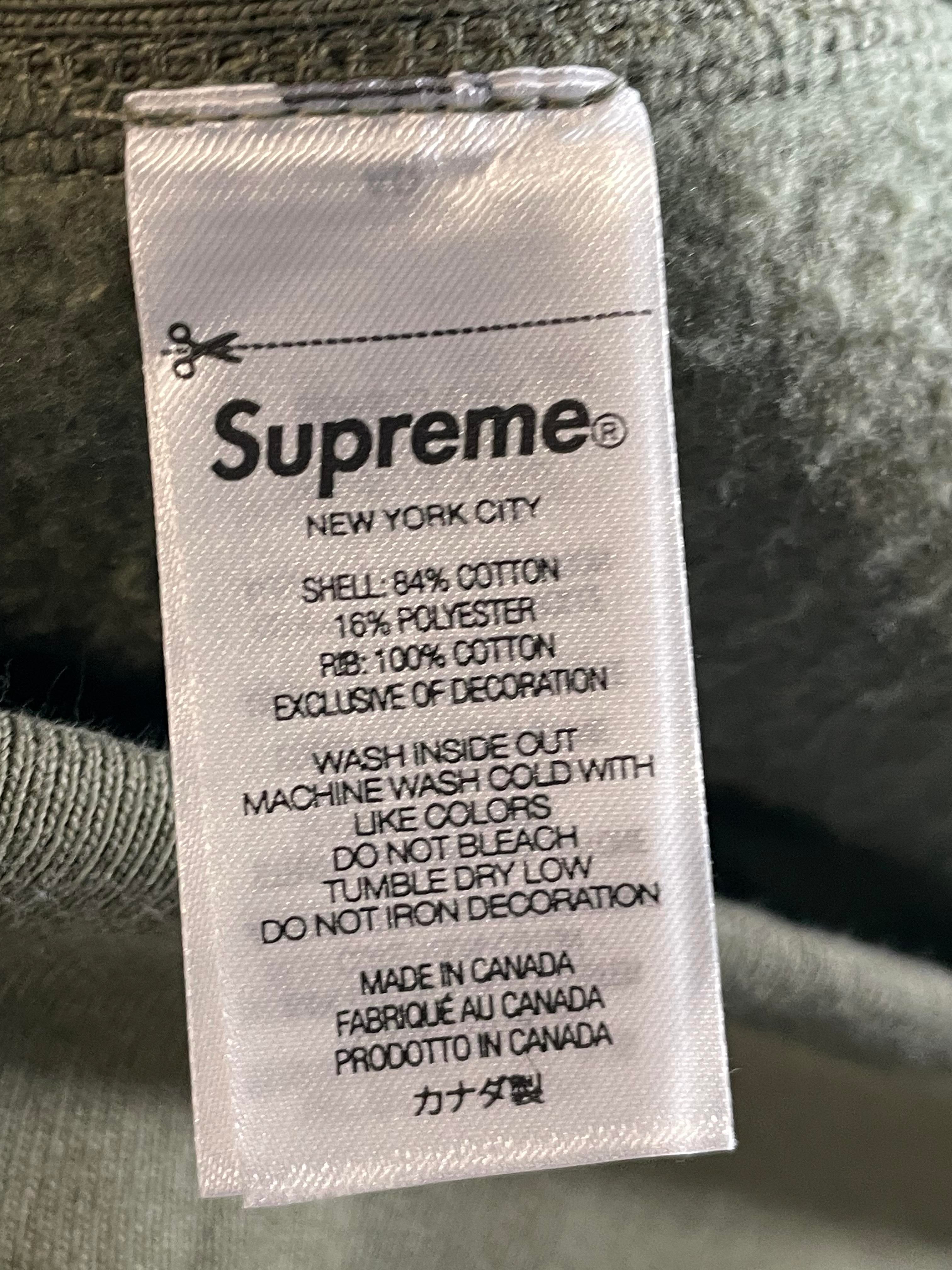 Supreme Bogo Olive Hoodie