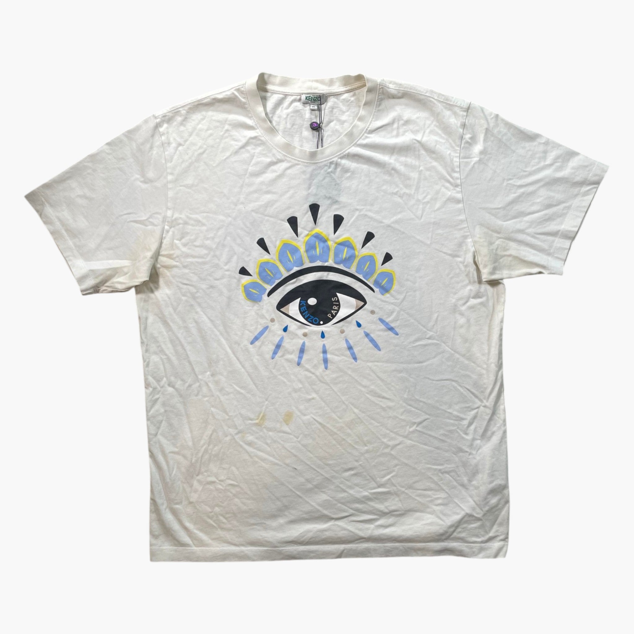 Kenzo White Eye Tee