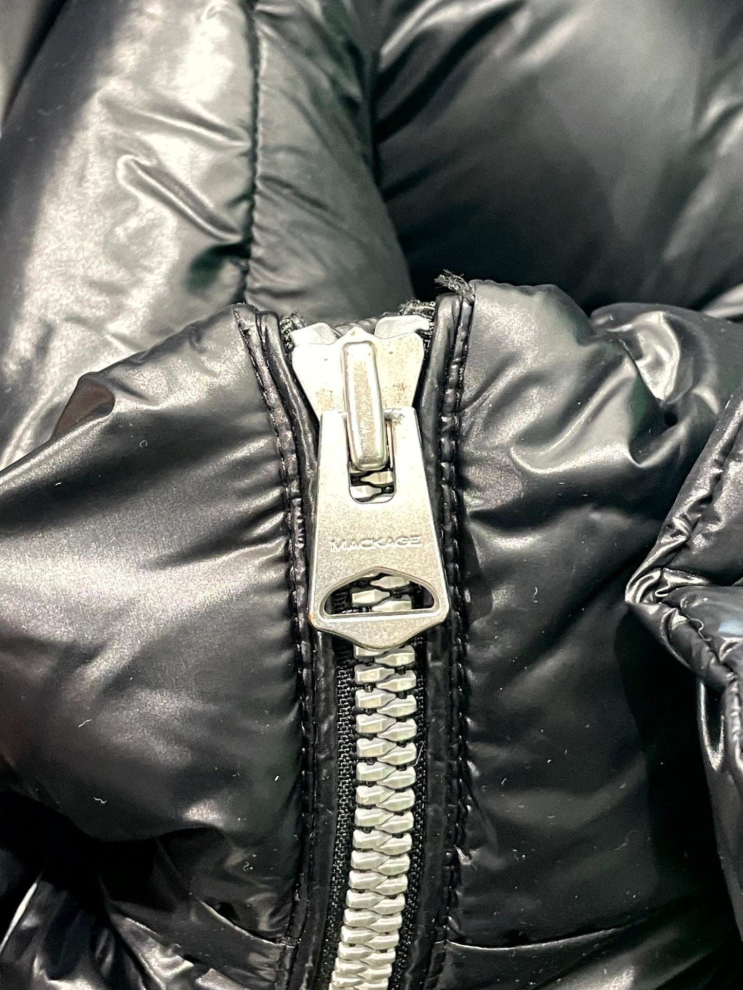 Mackage Puffer Sleeve Logo Black Jacket