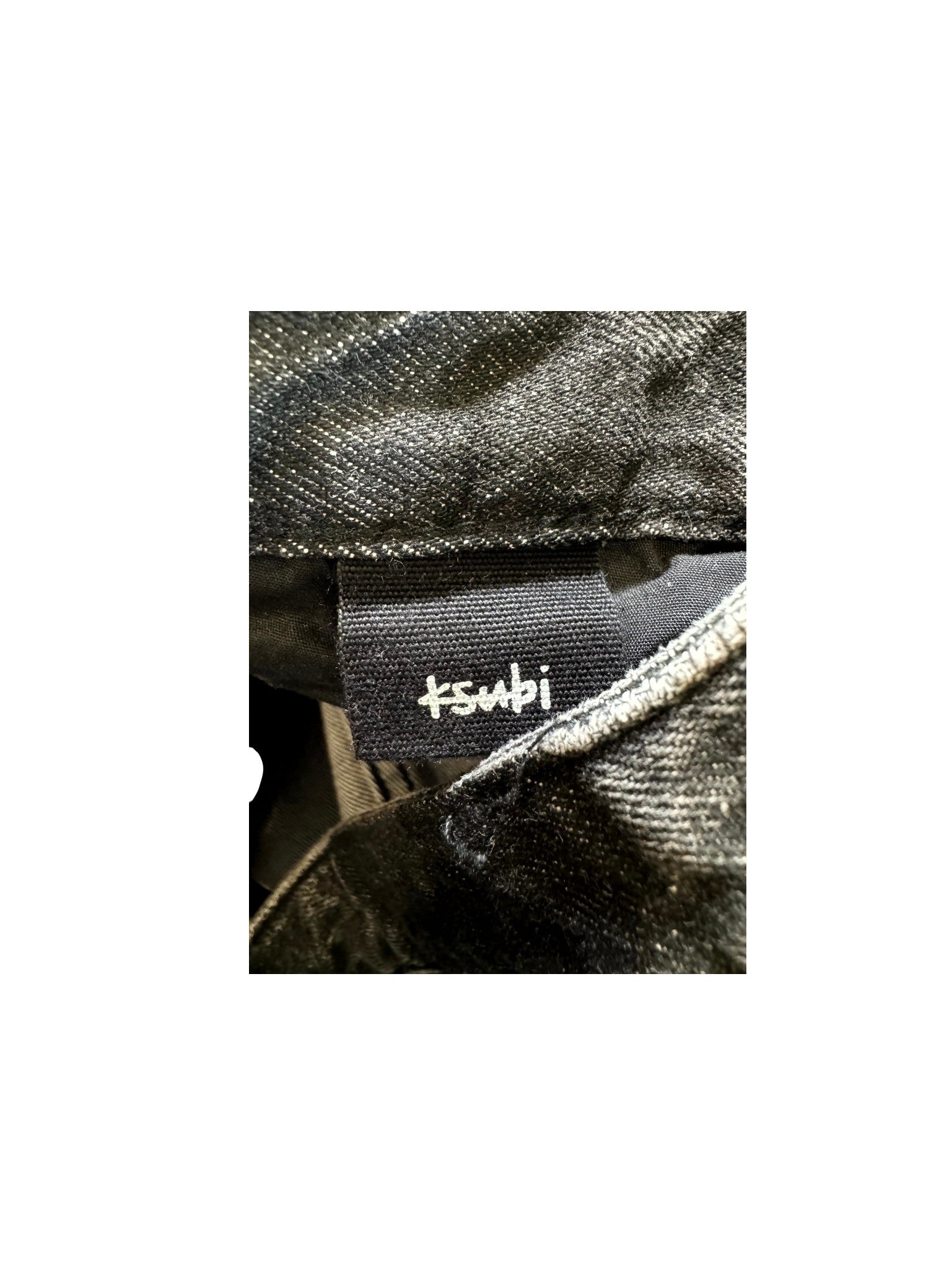 Ksubi "Double Knee Carpenter" Black Wash & Green Jeans
