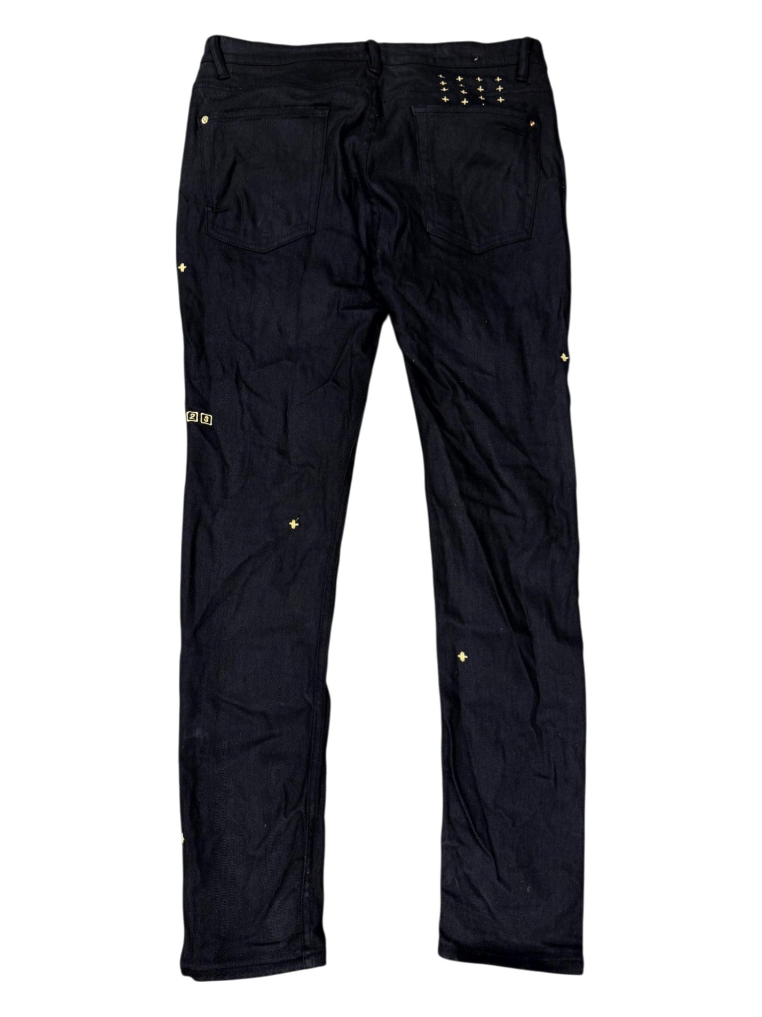 Ksubi Black & Gold Jeans
