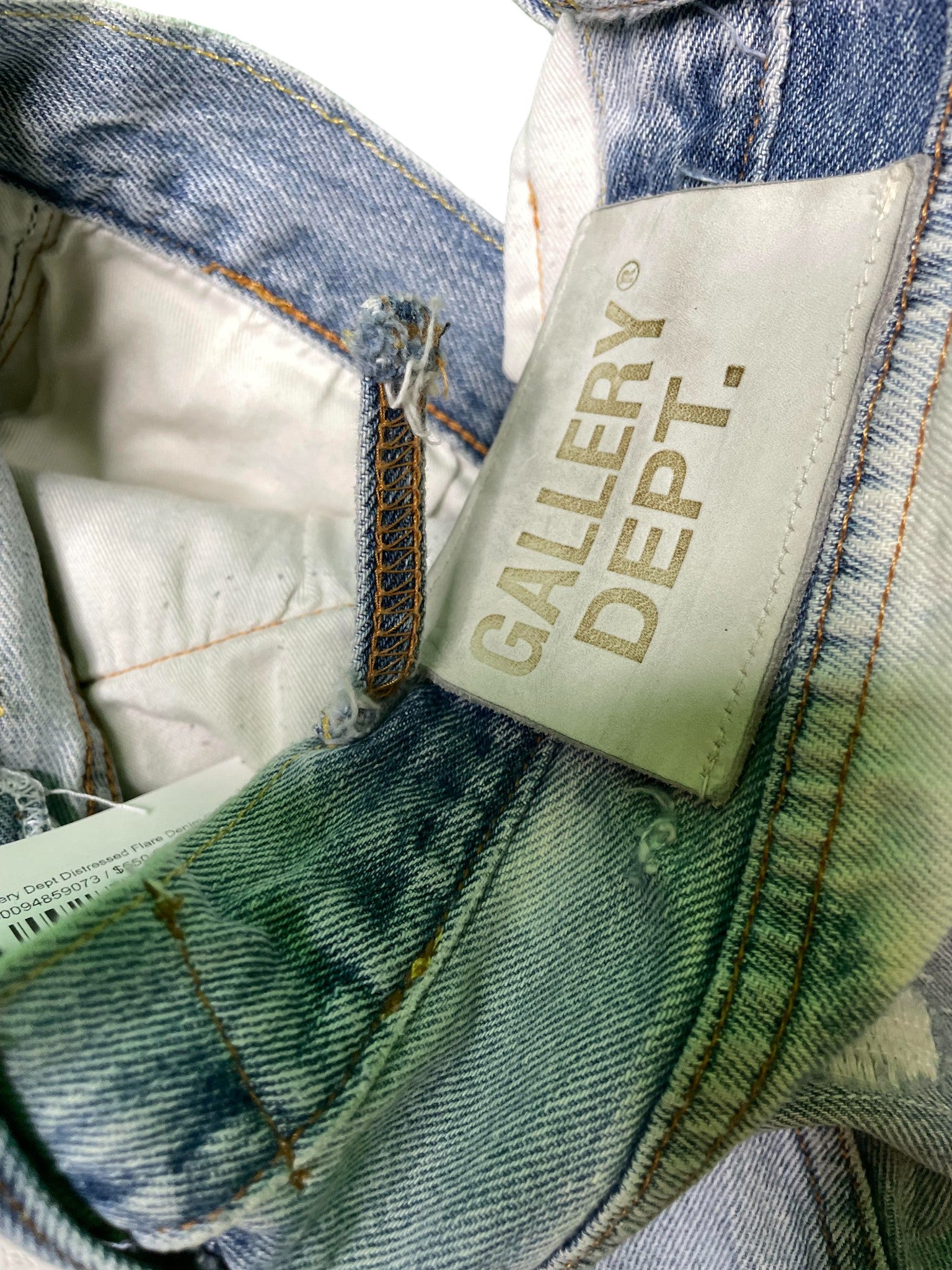 Gallery Dept Distressed Flare Denim