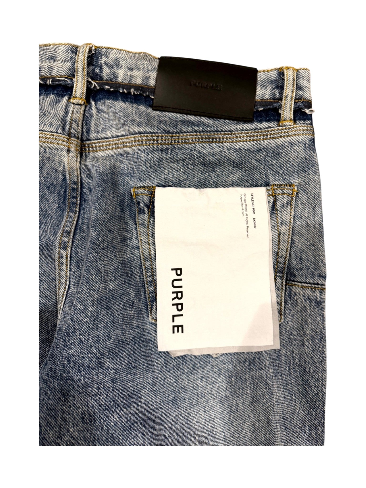 Purple Brand Reworked Light Wash Jeans