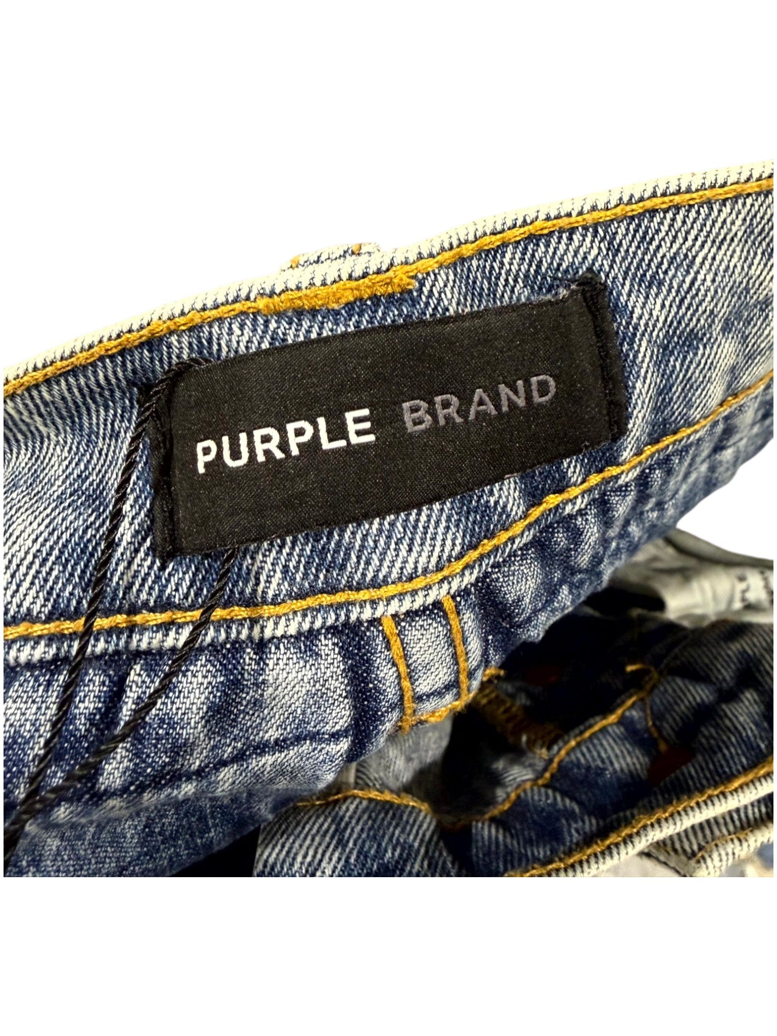 Purple Brand Reworked Light Wash Jeans