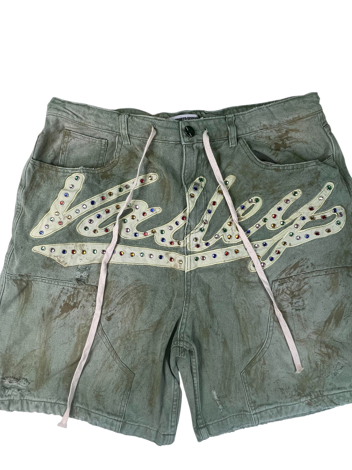 Vale 'Skittles' Olive Shorts