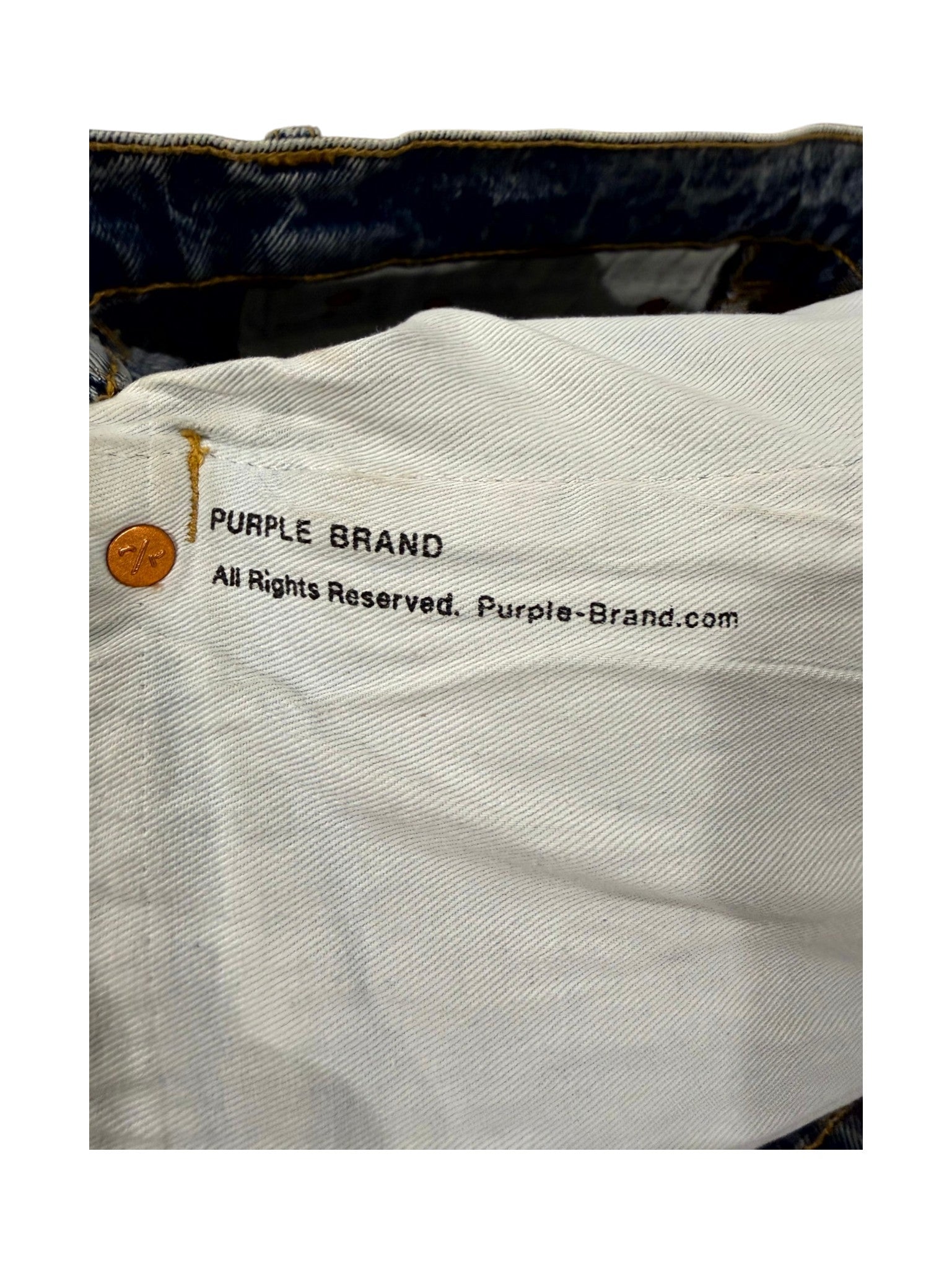 Purple Brand Reworked Light Wash Jeans