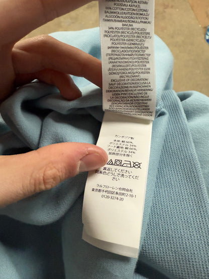 Polo Zip Up Baby Blue New With Tags XXL