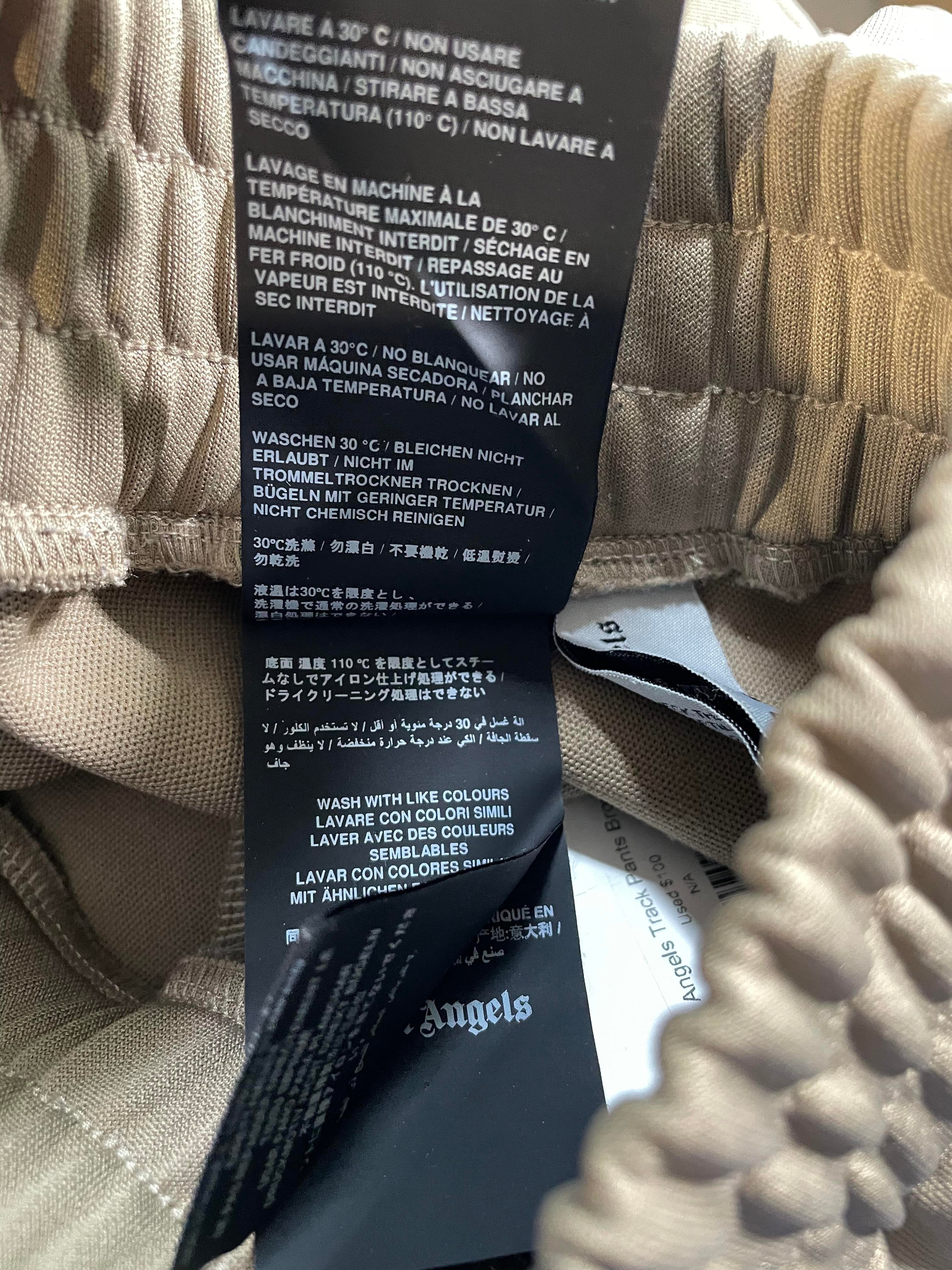 Palm Angels Brown Track Pants
