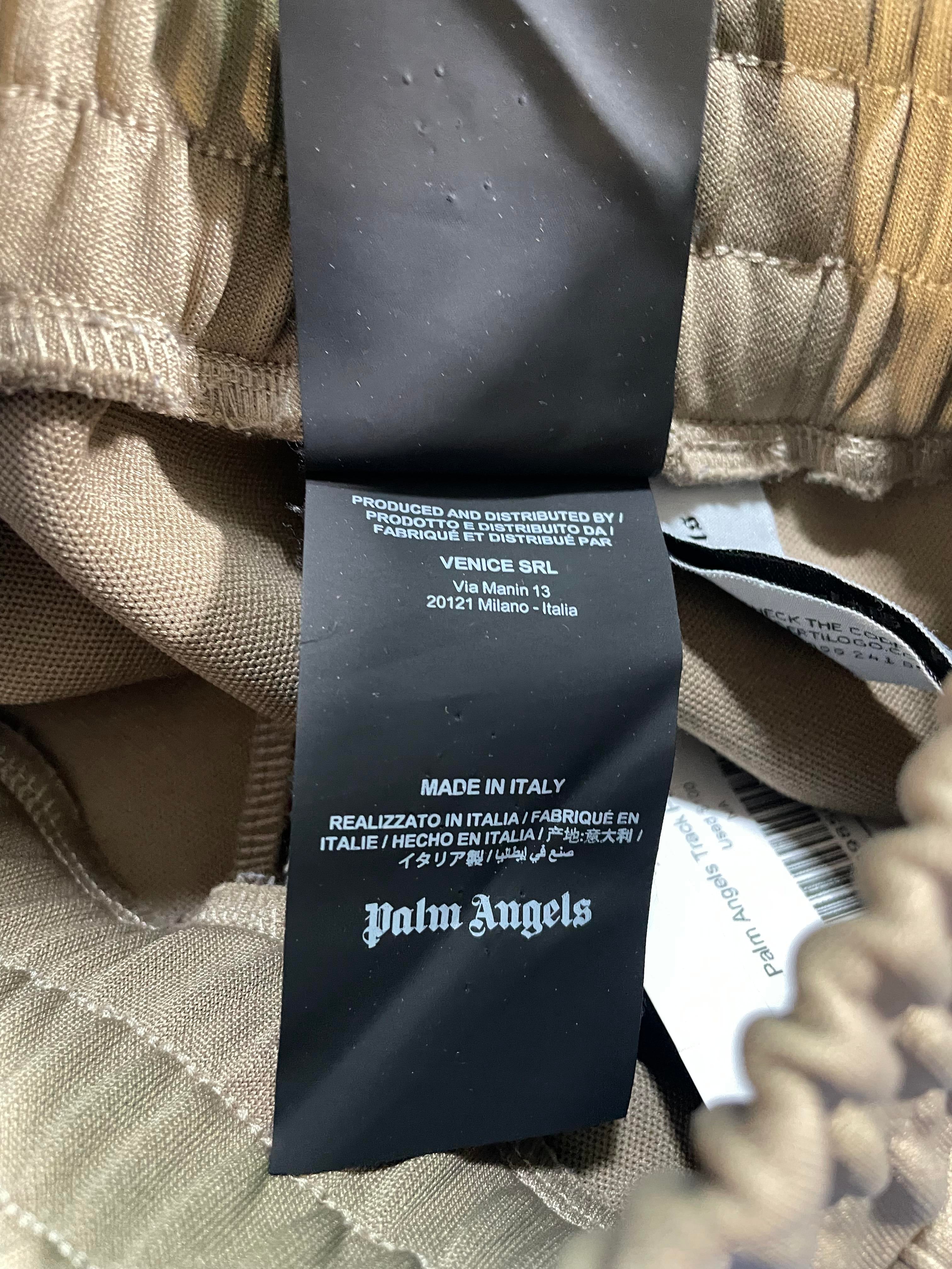 Palm Angels Brown Track Pants