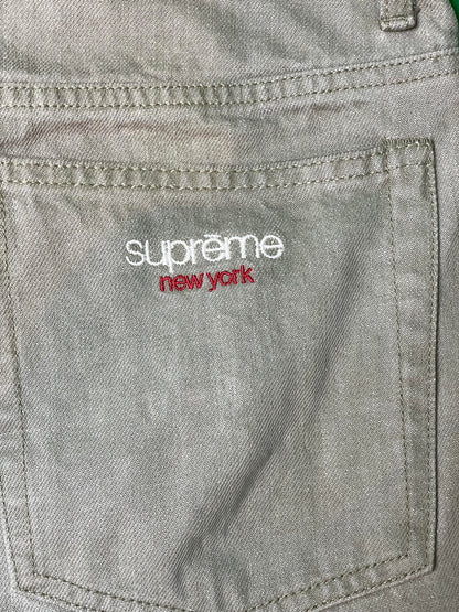 Supreme Carpenter Khaki & Olive Jean Shorts