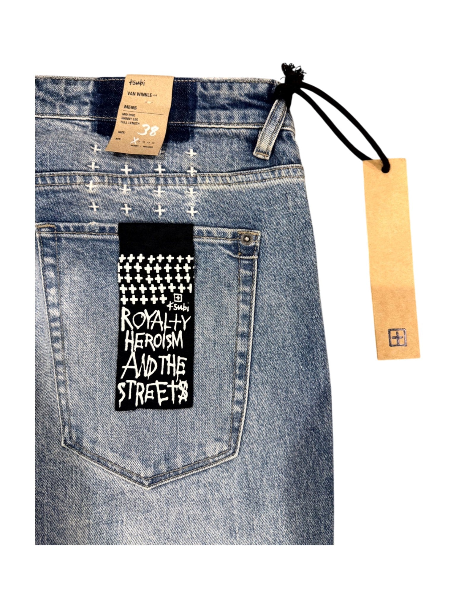 Ksubi HIFI Ripped Light Wash Jeans