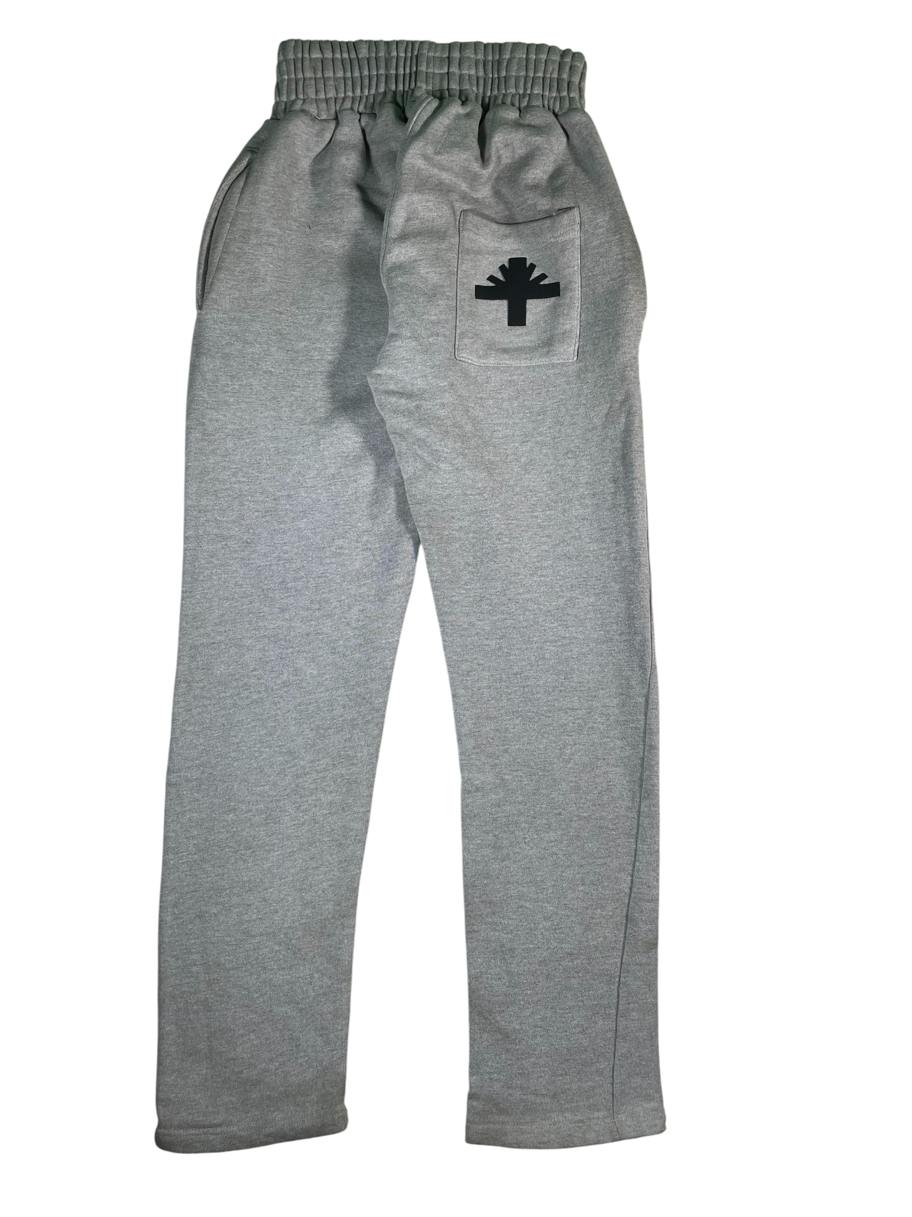 Vertabrae Grey & Black Sweats