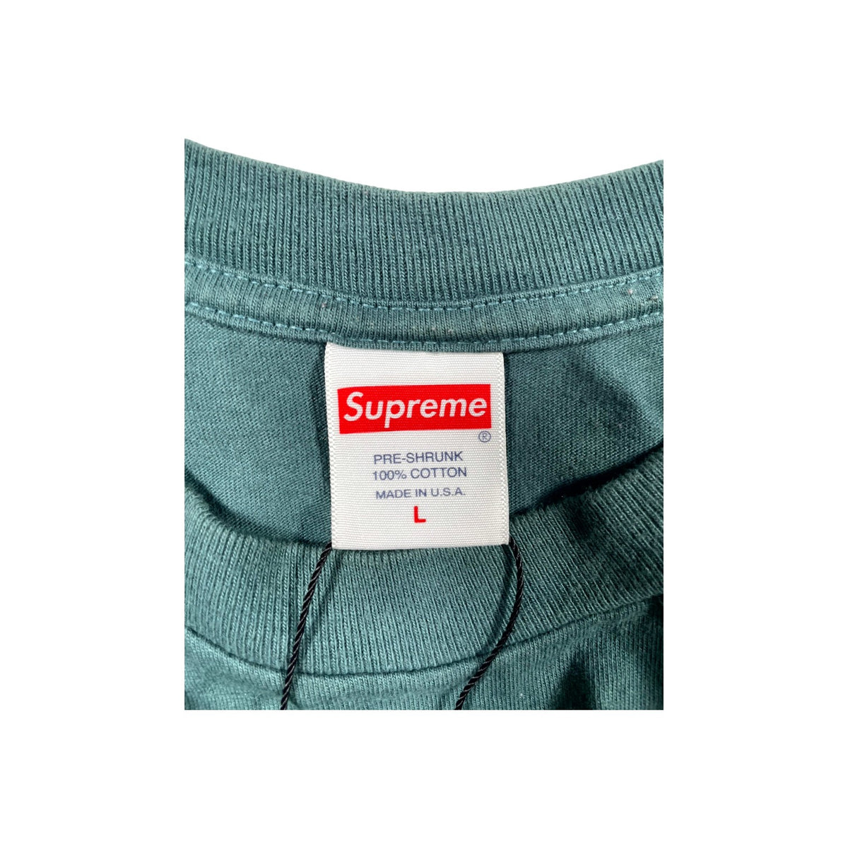 Supreme All Over Logo Green Tee