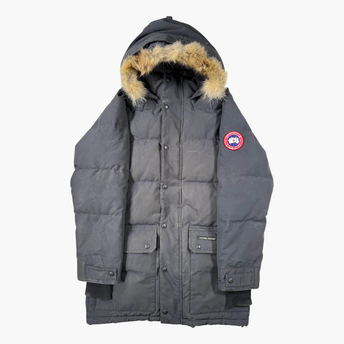 Canada Goose Navy & Red Parka