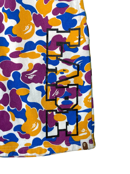 Bape Orange Blue & Purple Shorts
