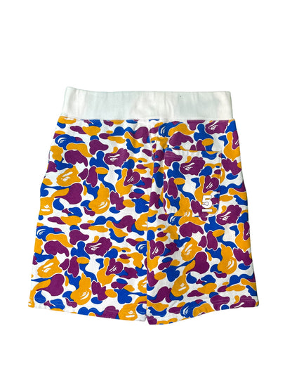 Bape Orange Blue & Purple Shorts