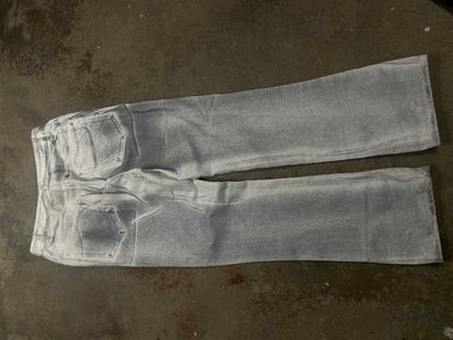 Givenchy Jeans White Silver Used 31