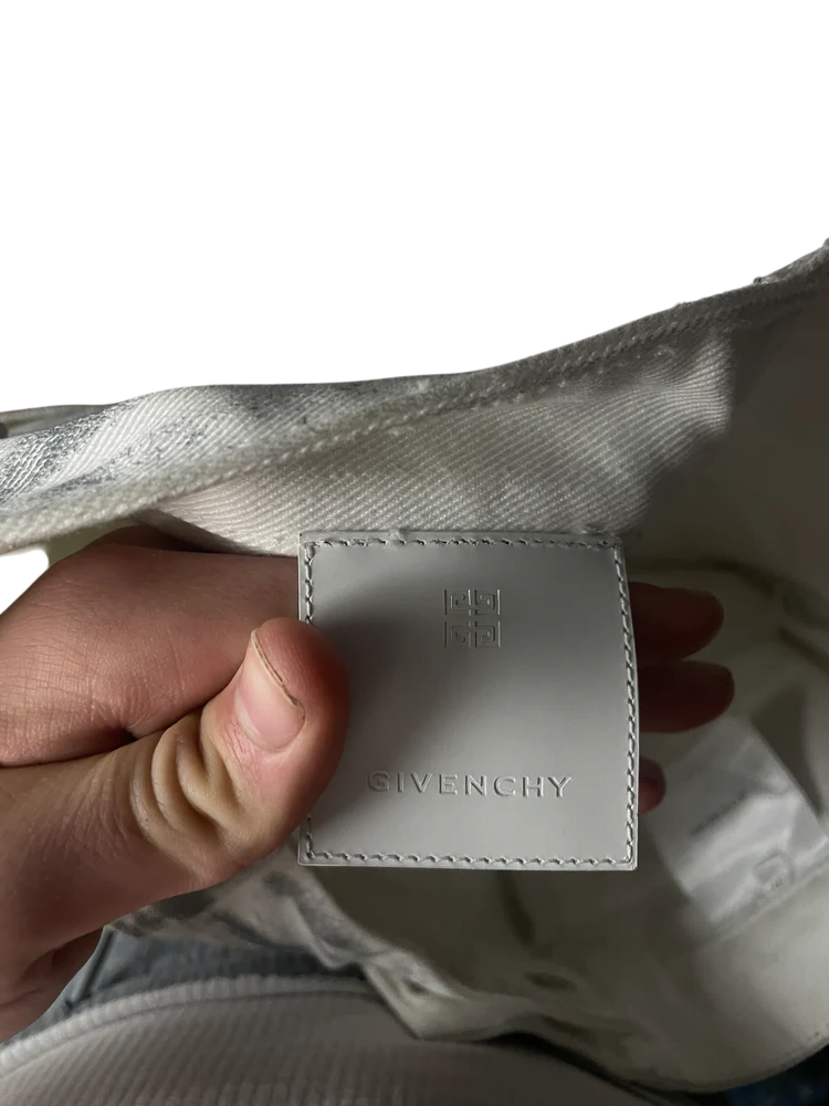 Givenchy White & Silver Jeans