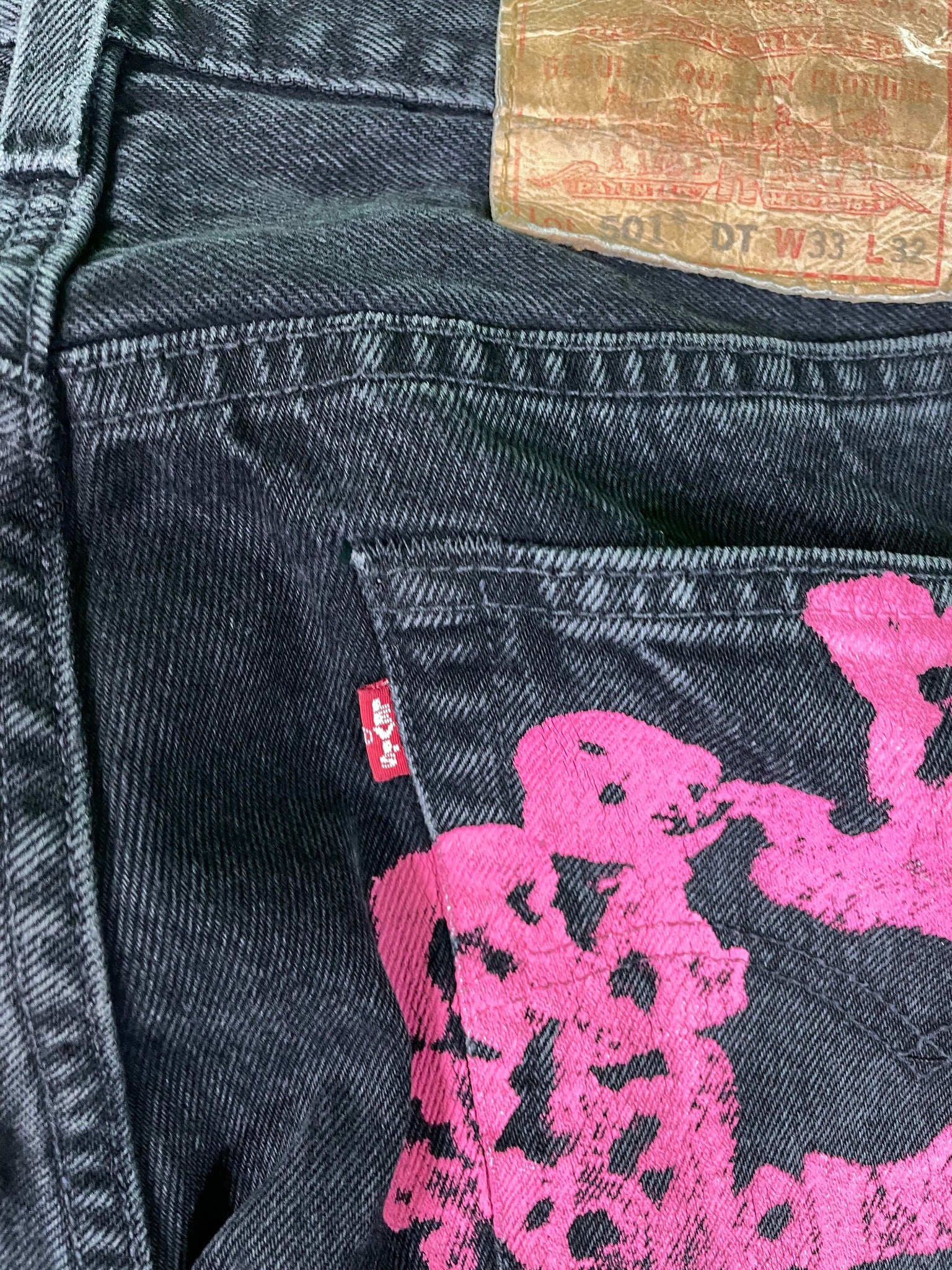 Denim Tears 'BSTROY' Black Jeans