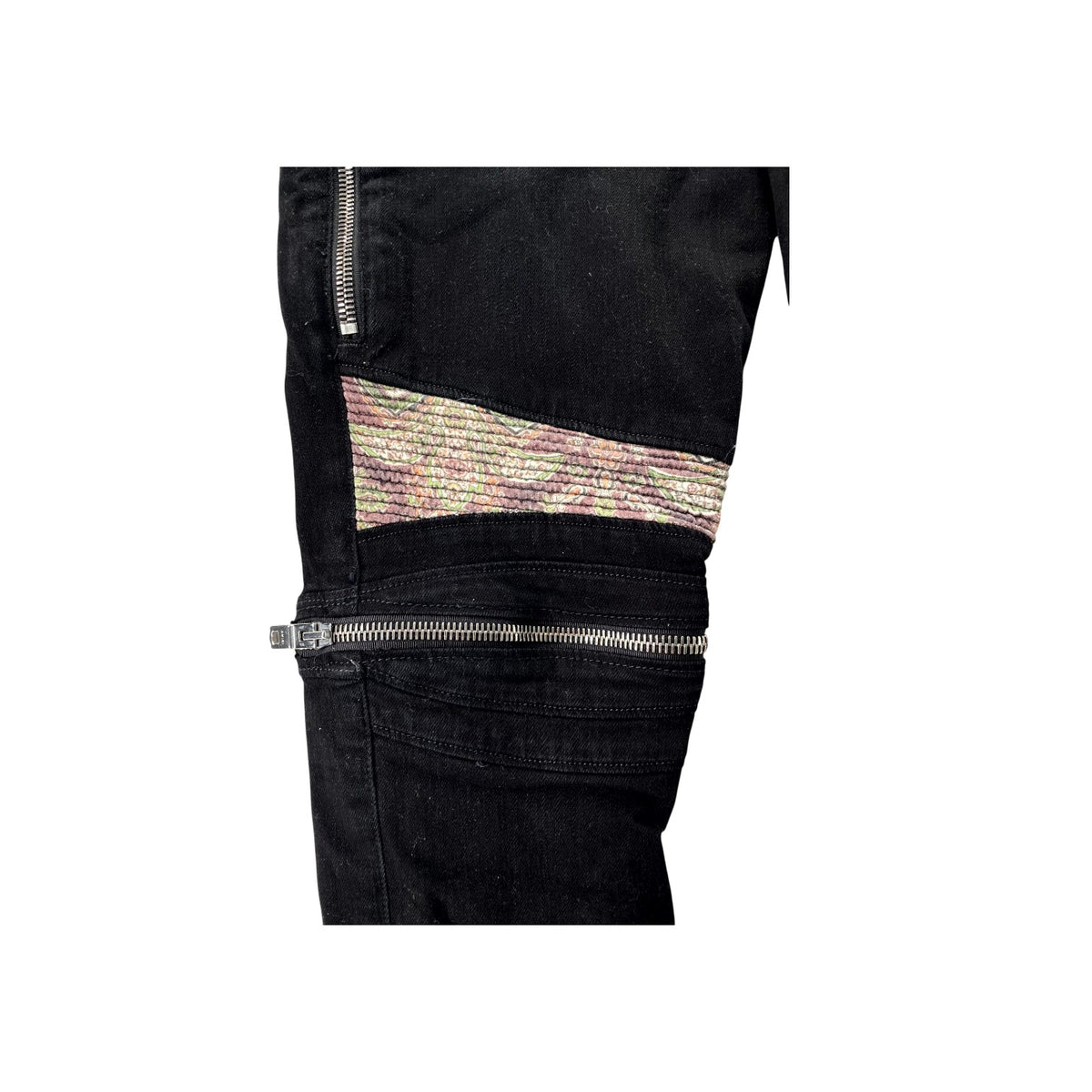 Amiri "MX2" Floral Black, Green & Brown Jeans