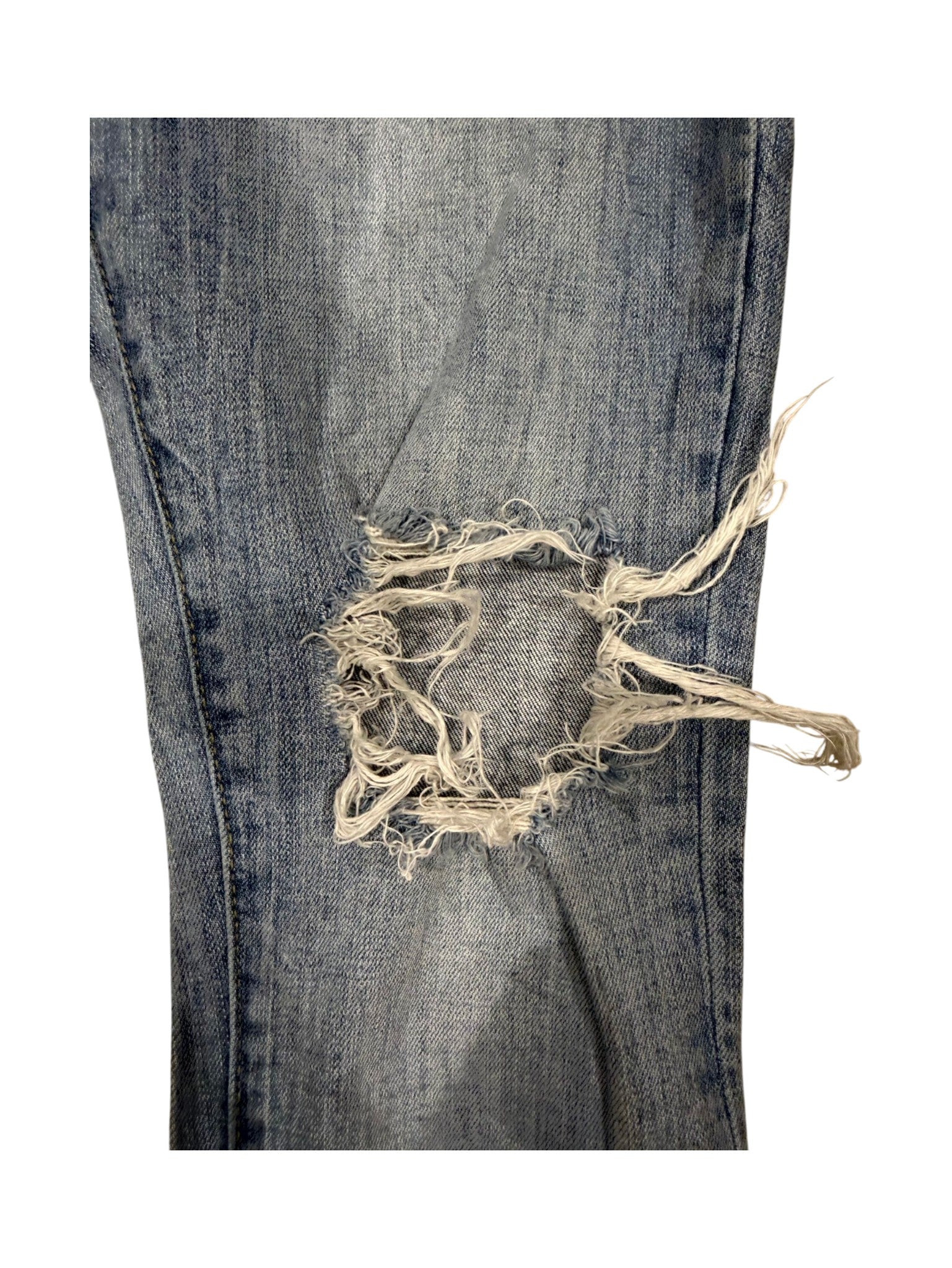 Purple Rip Light Wash Jeans