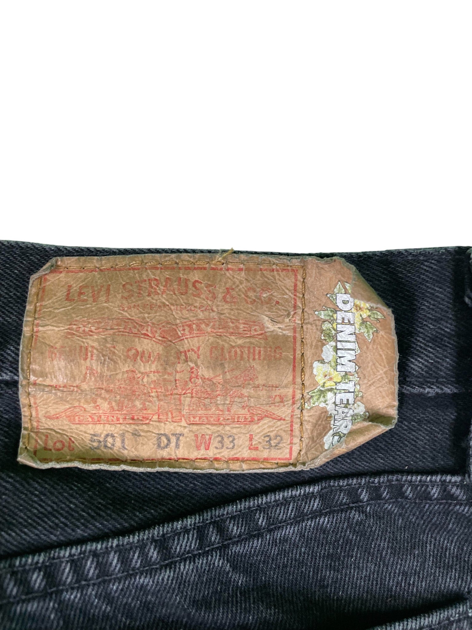 Denim Tears 'BSTROY' Black Jeans