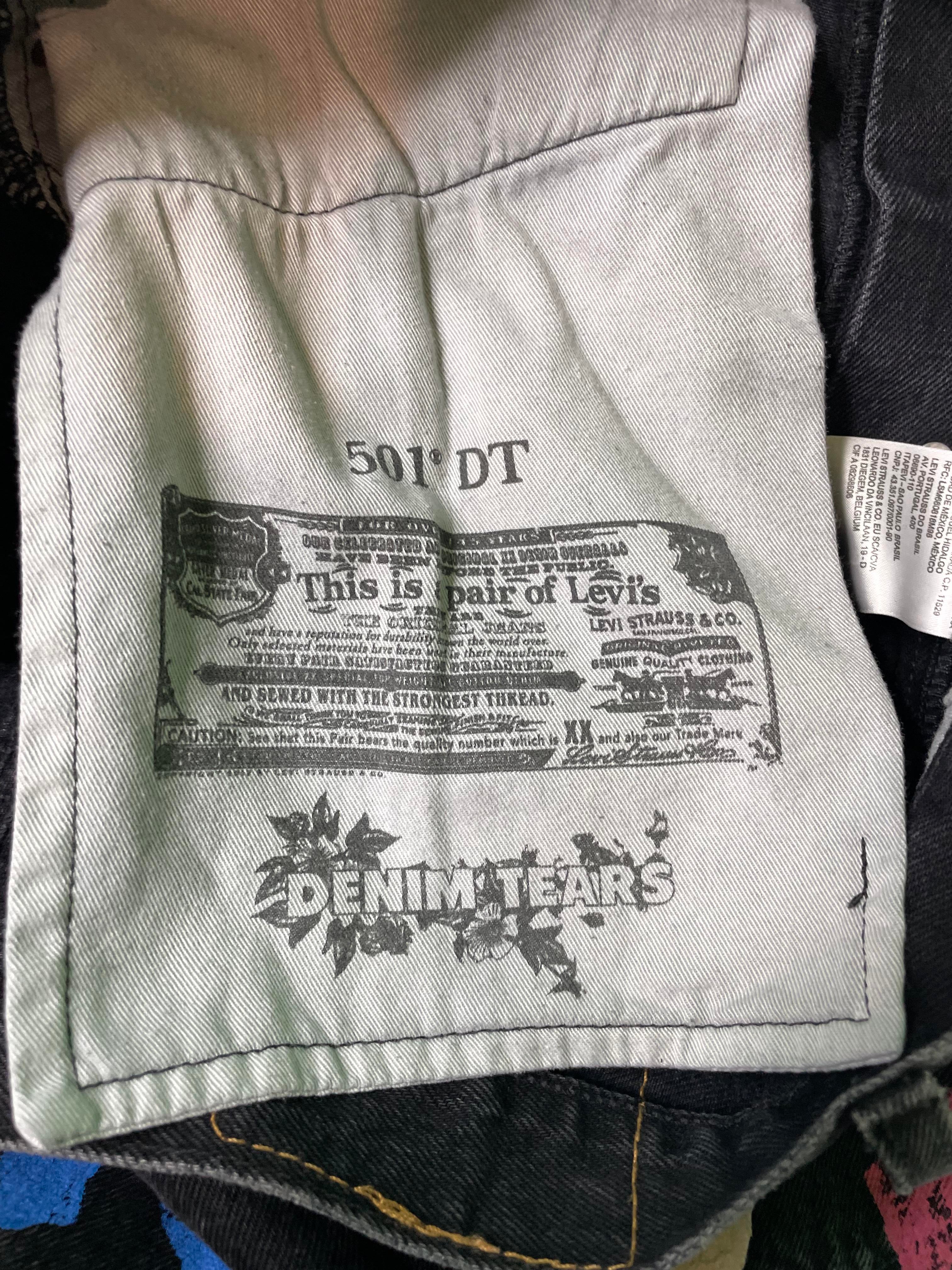 Denim Tears 'BSTROY' Black Jeans