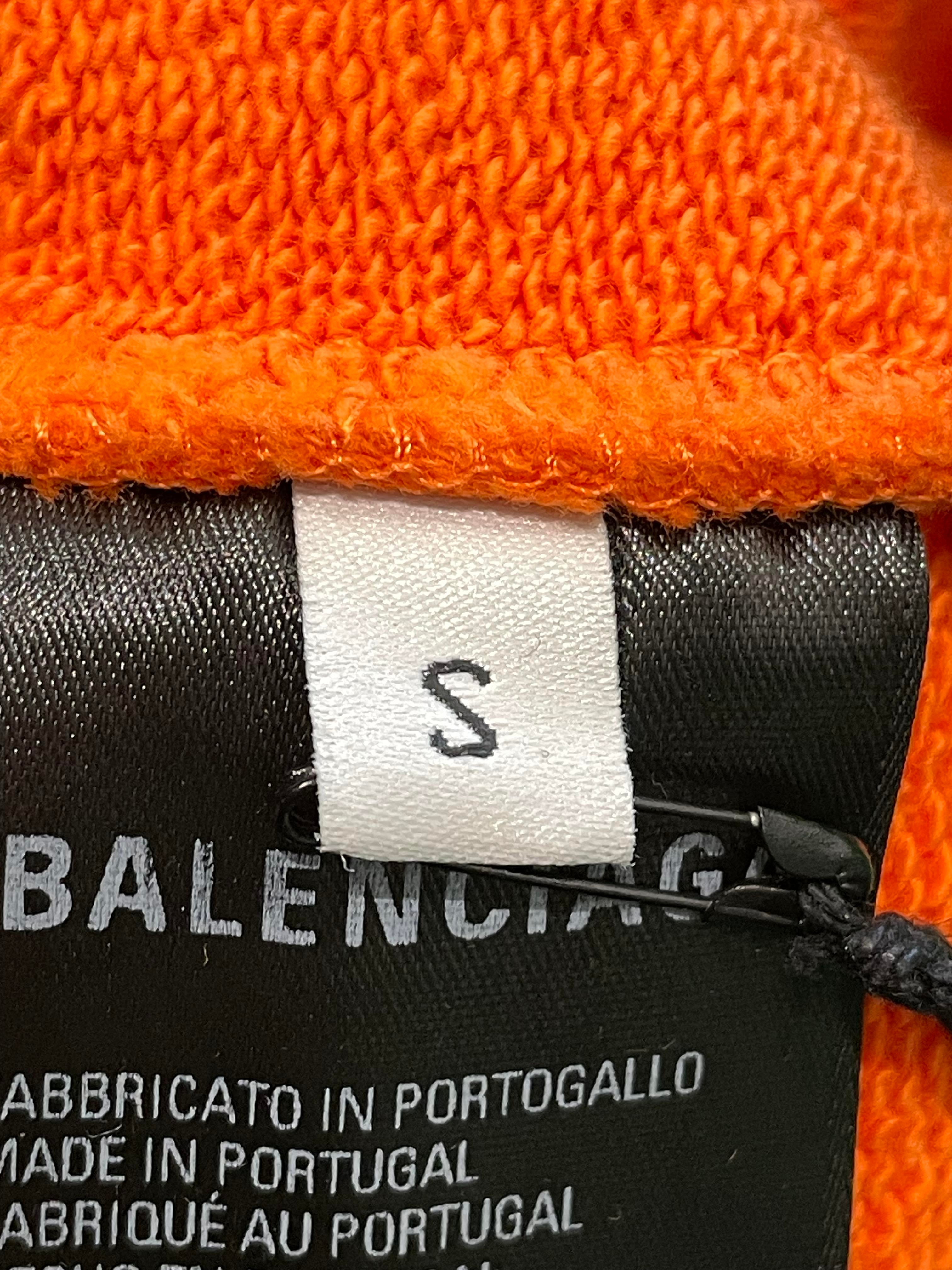 Balenciaga Logo Orange Shorts