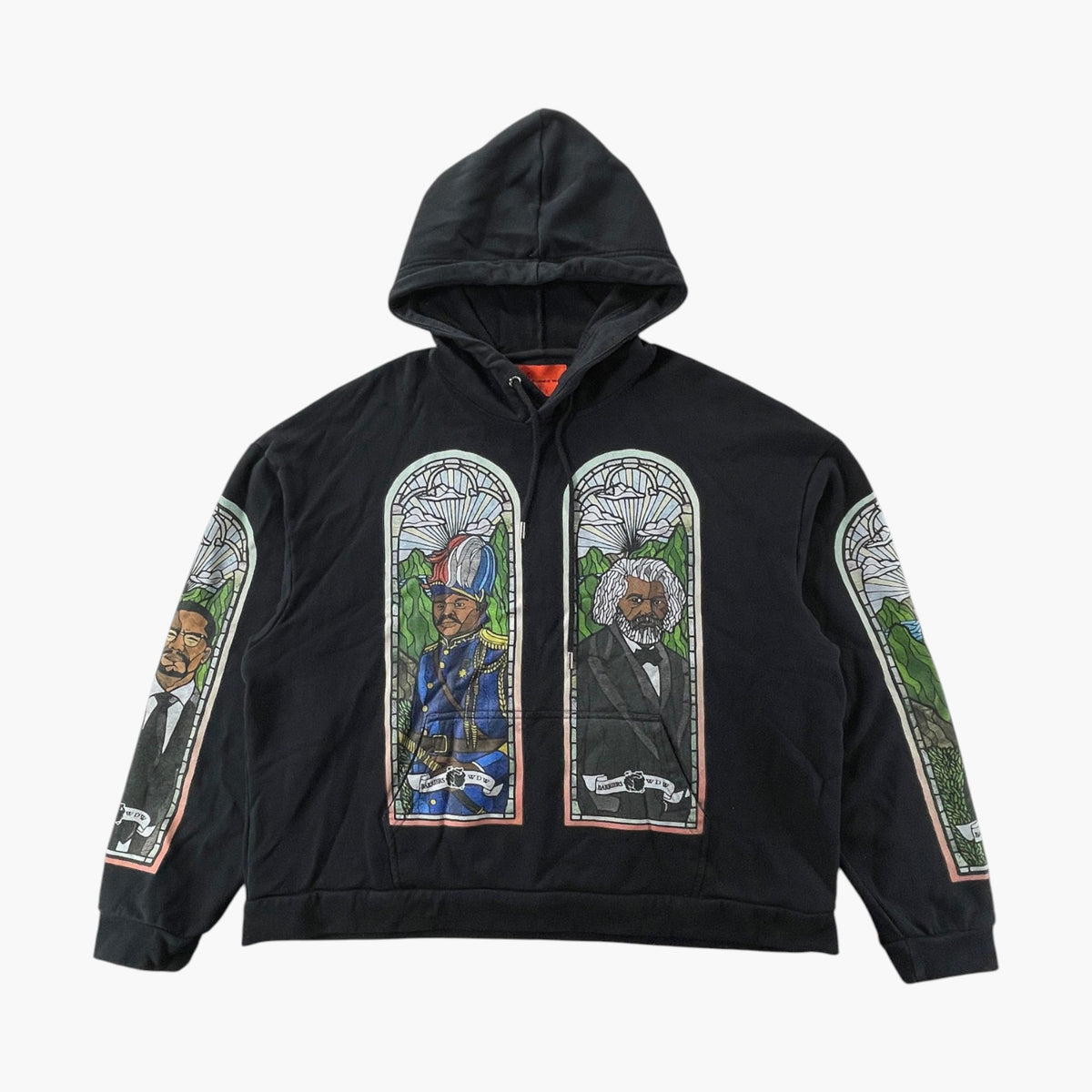 Who Decides War x Barriers Black Hoodie