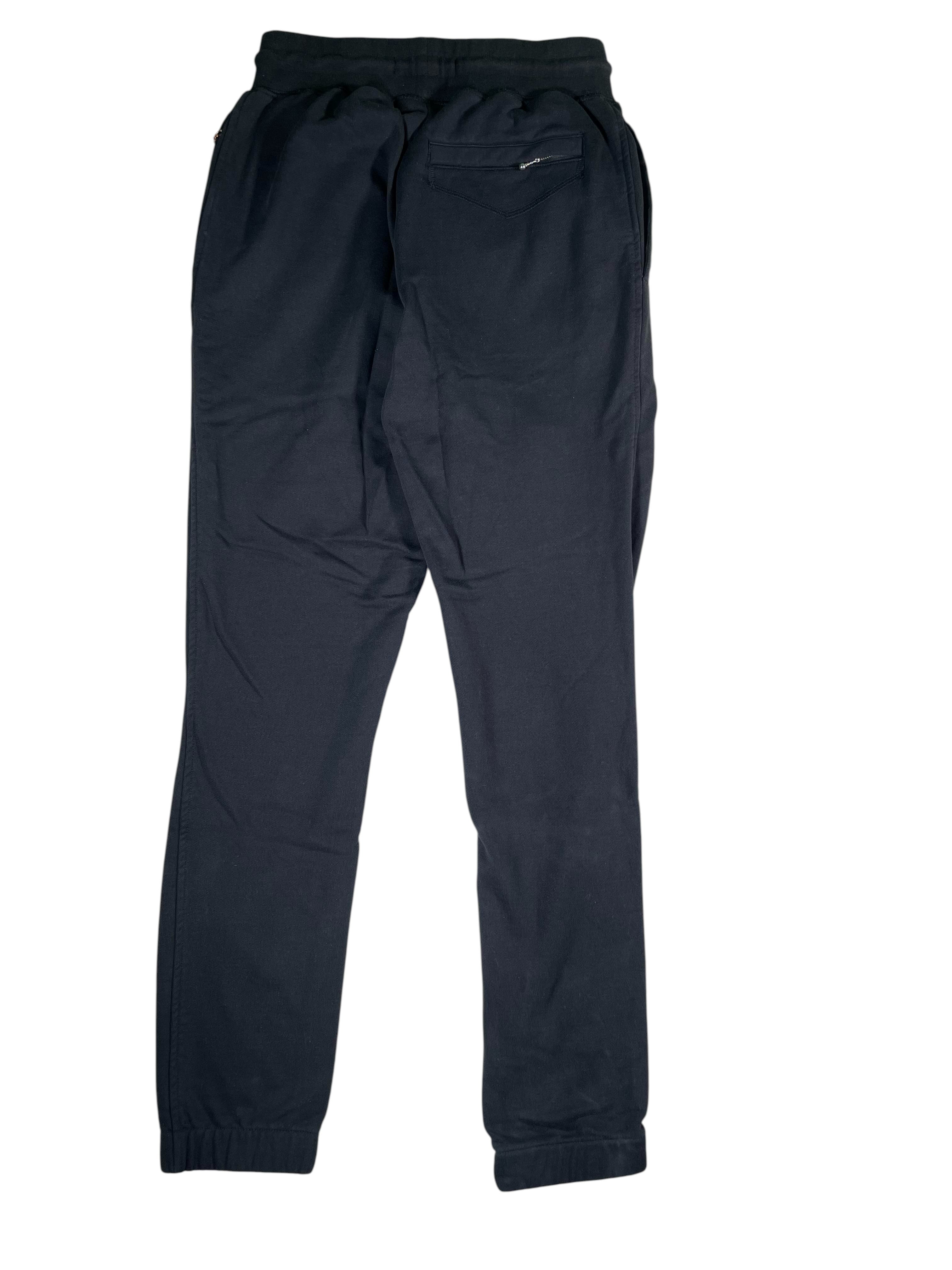 Purple Brand Black Paint Sweats