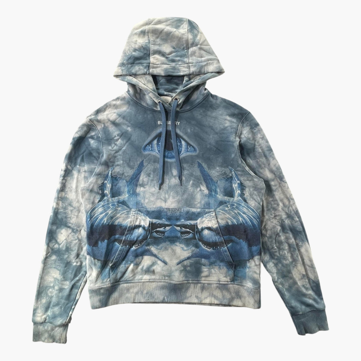 Burberry Shark Illumanati Blue Hoodie