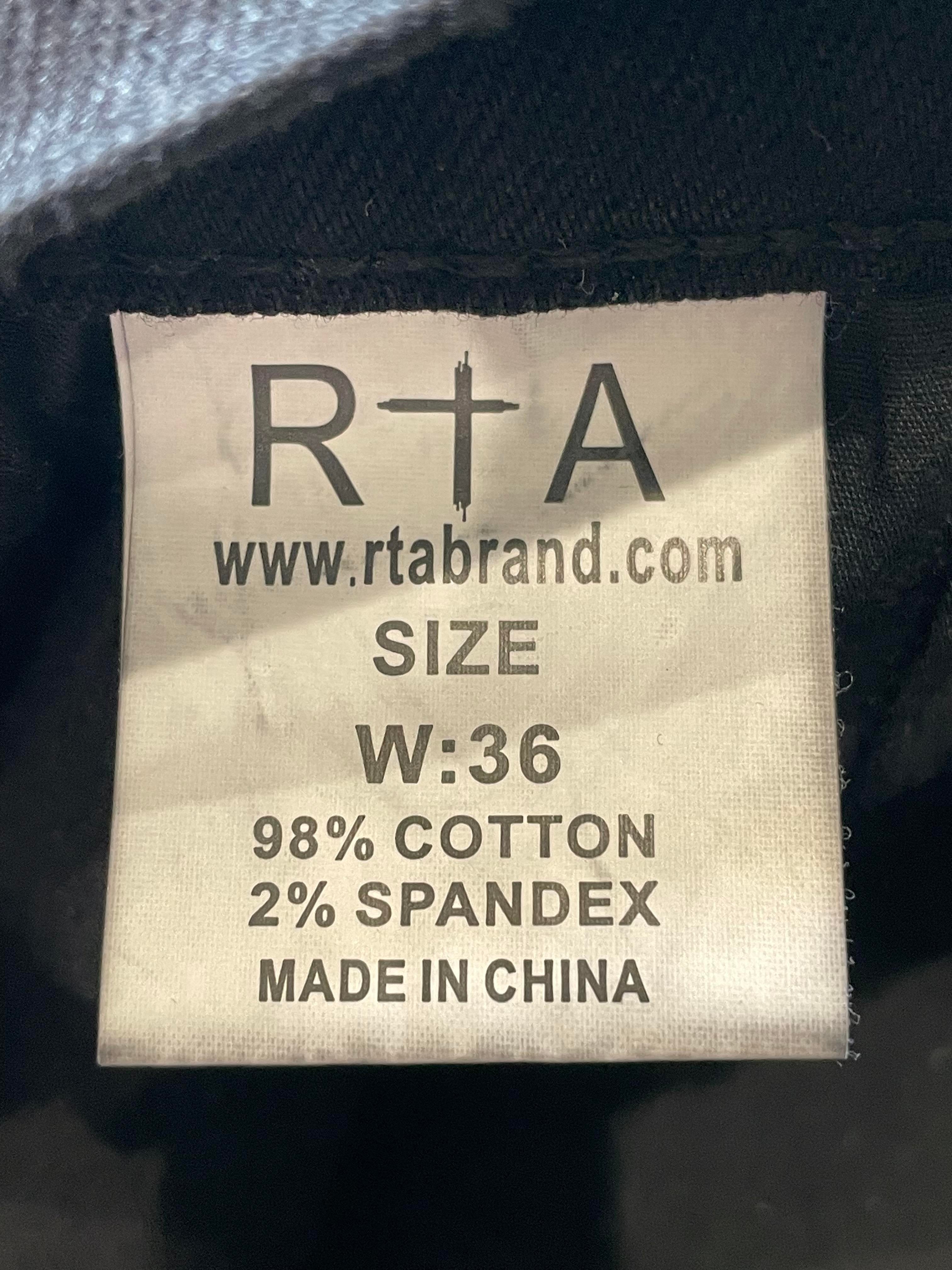 RTA Metal Black Jeans