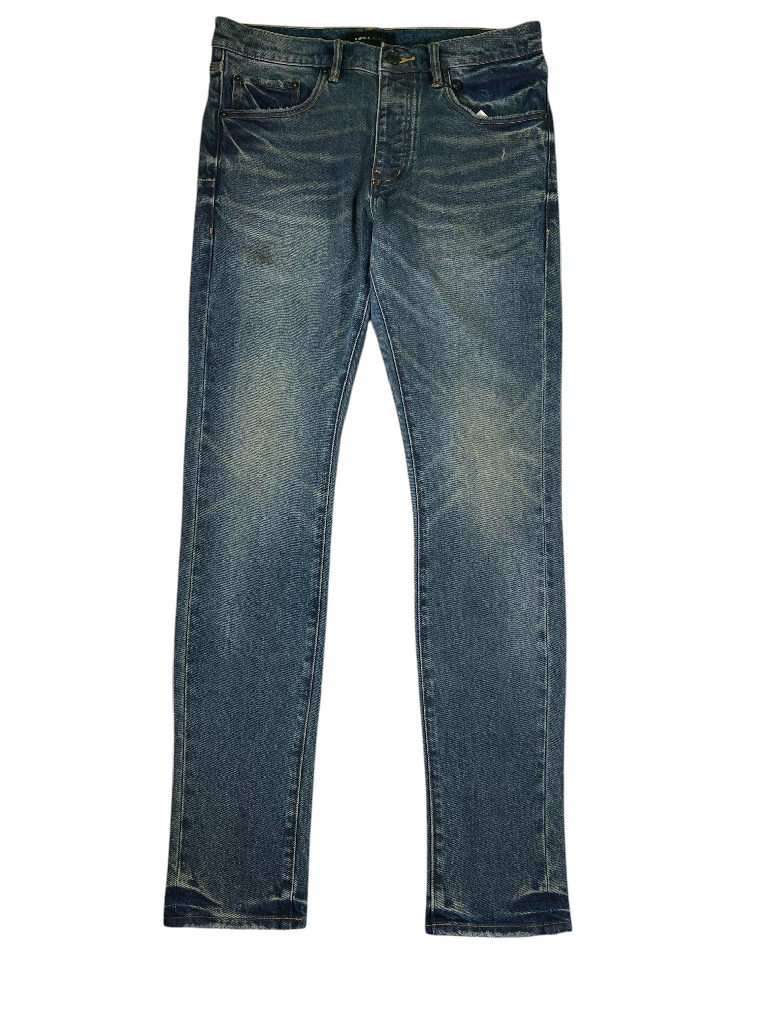 Purple Brand Dark Wash Plain Jeans