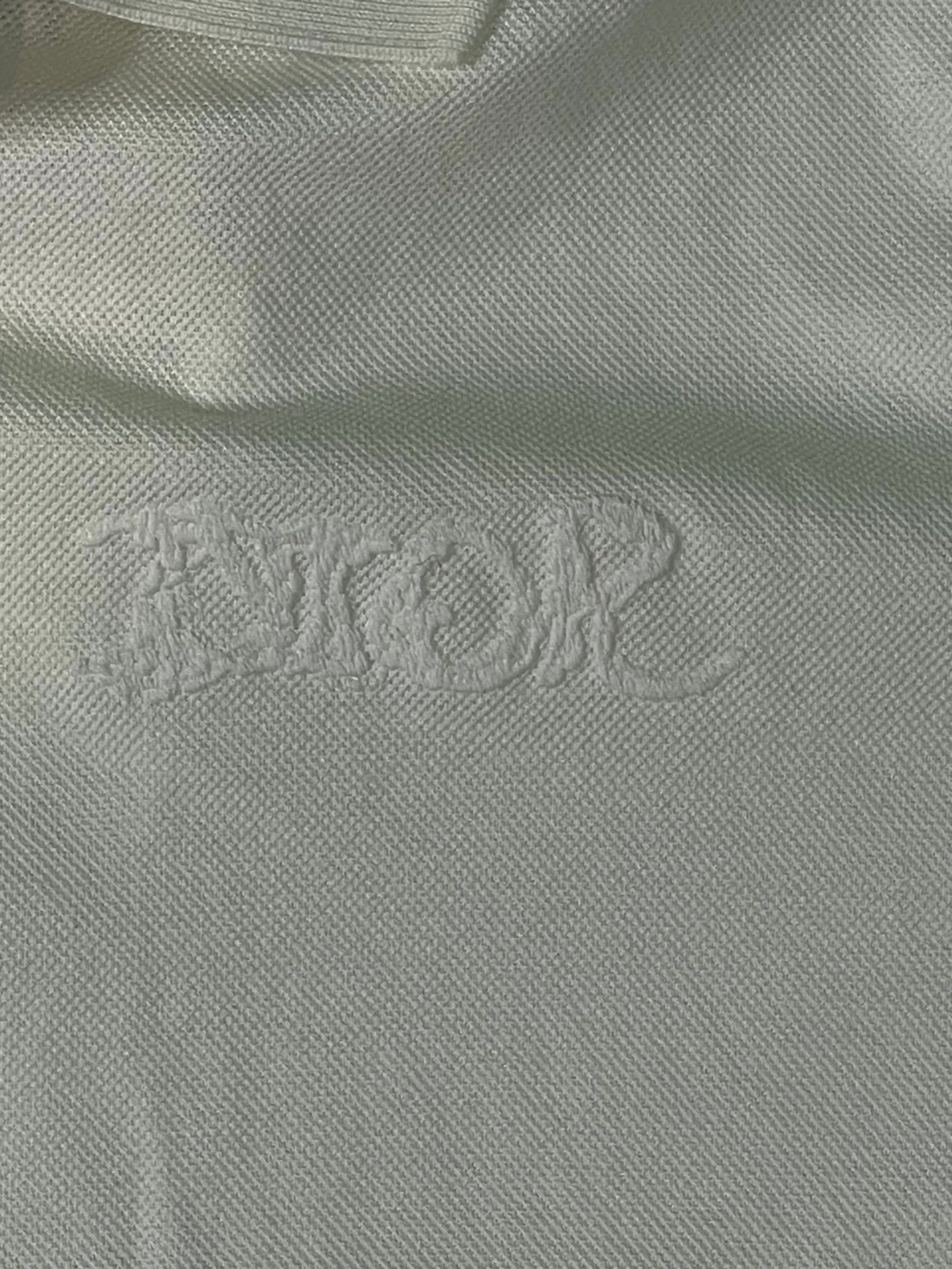 Dior Scribble Logo White Polo
