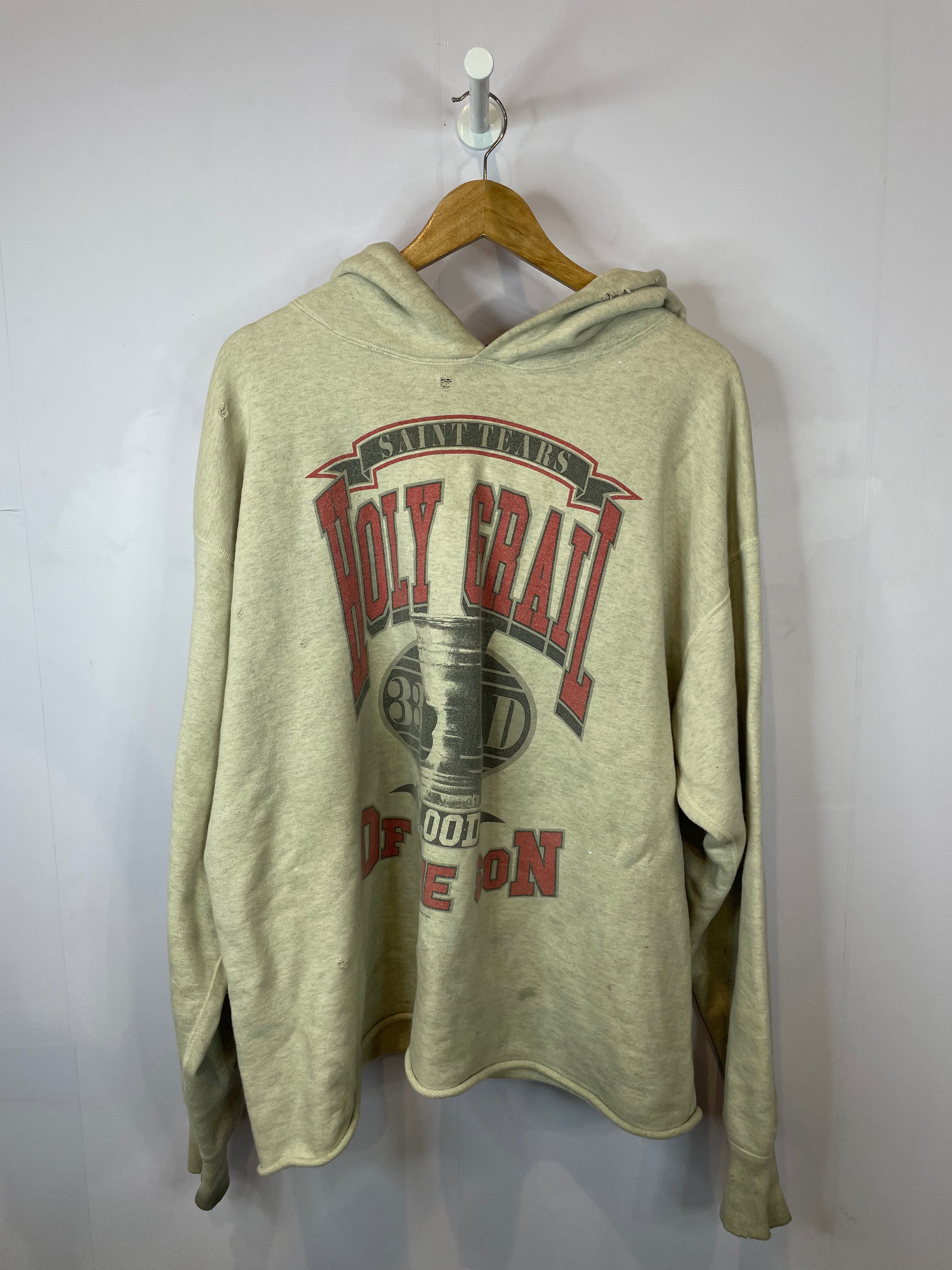 Saint MX6 Denim Tears Holy Grail Grey & Red Sweatsuit