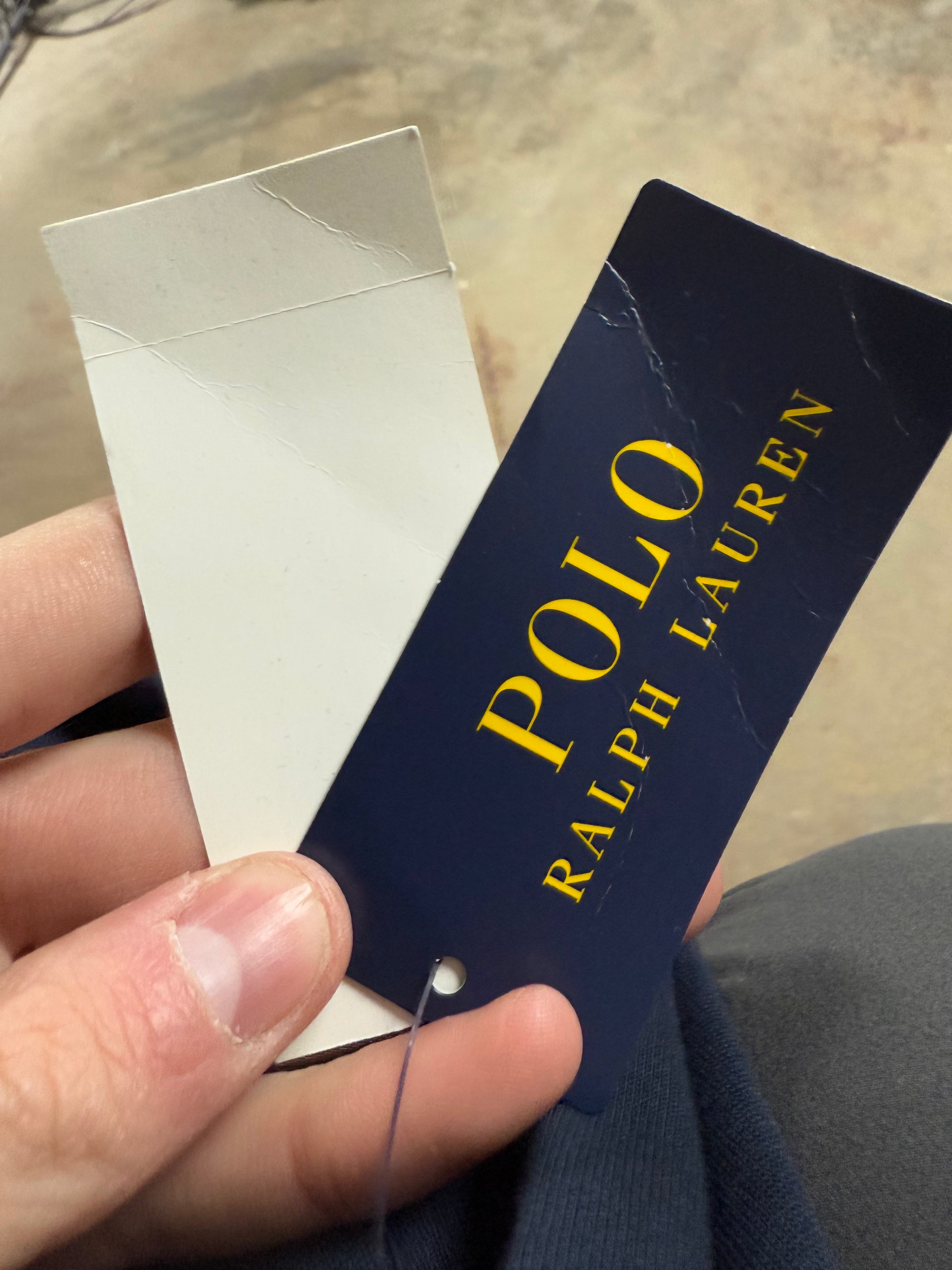 Polo Zip Up Navy White New With Tags XXL