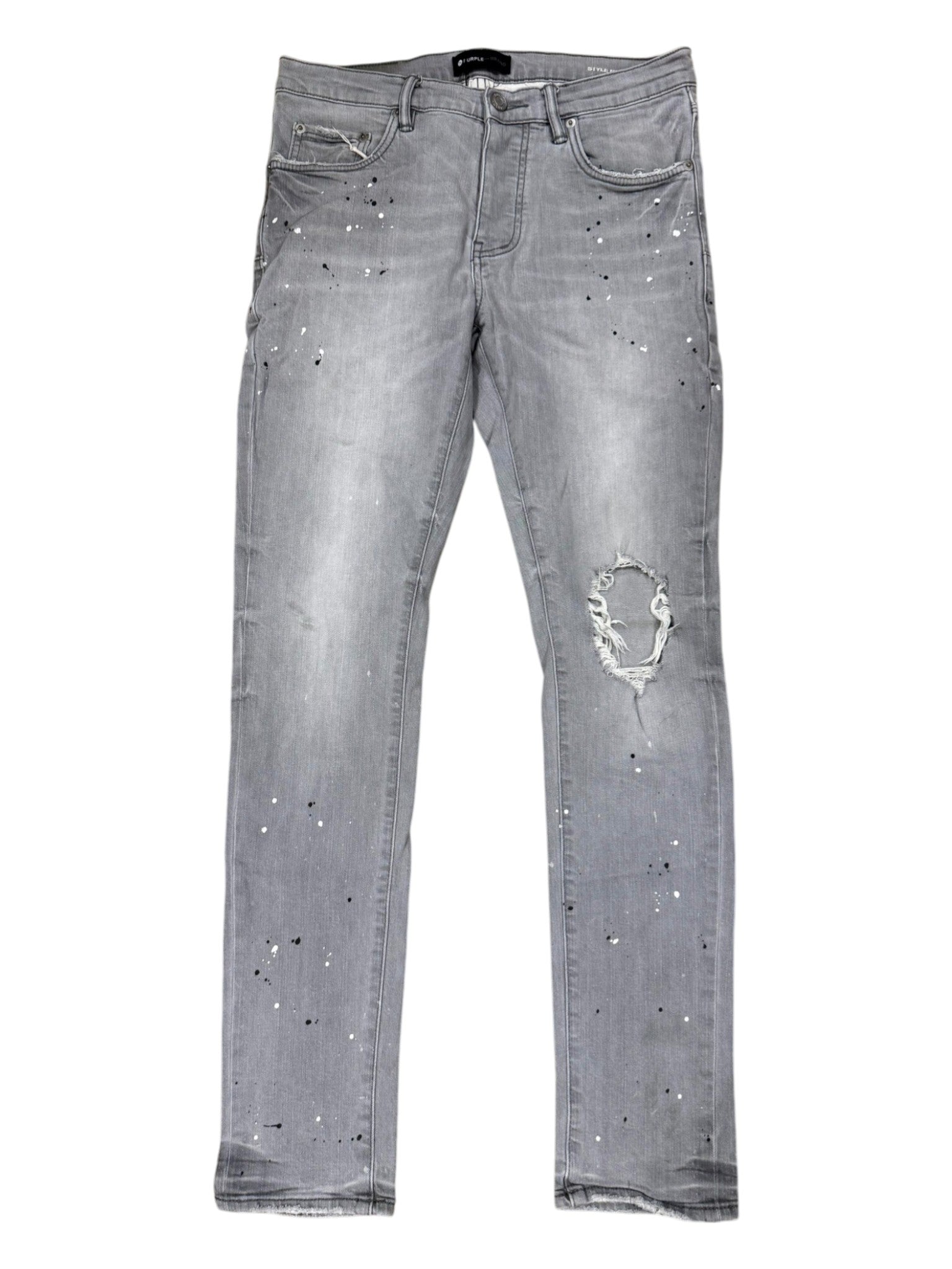 Purple Brand Monogram Light Wash & Navy Jeans