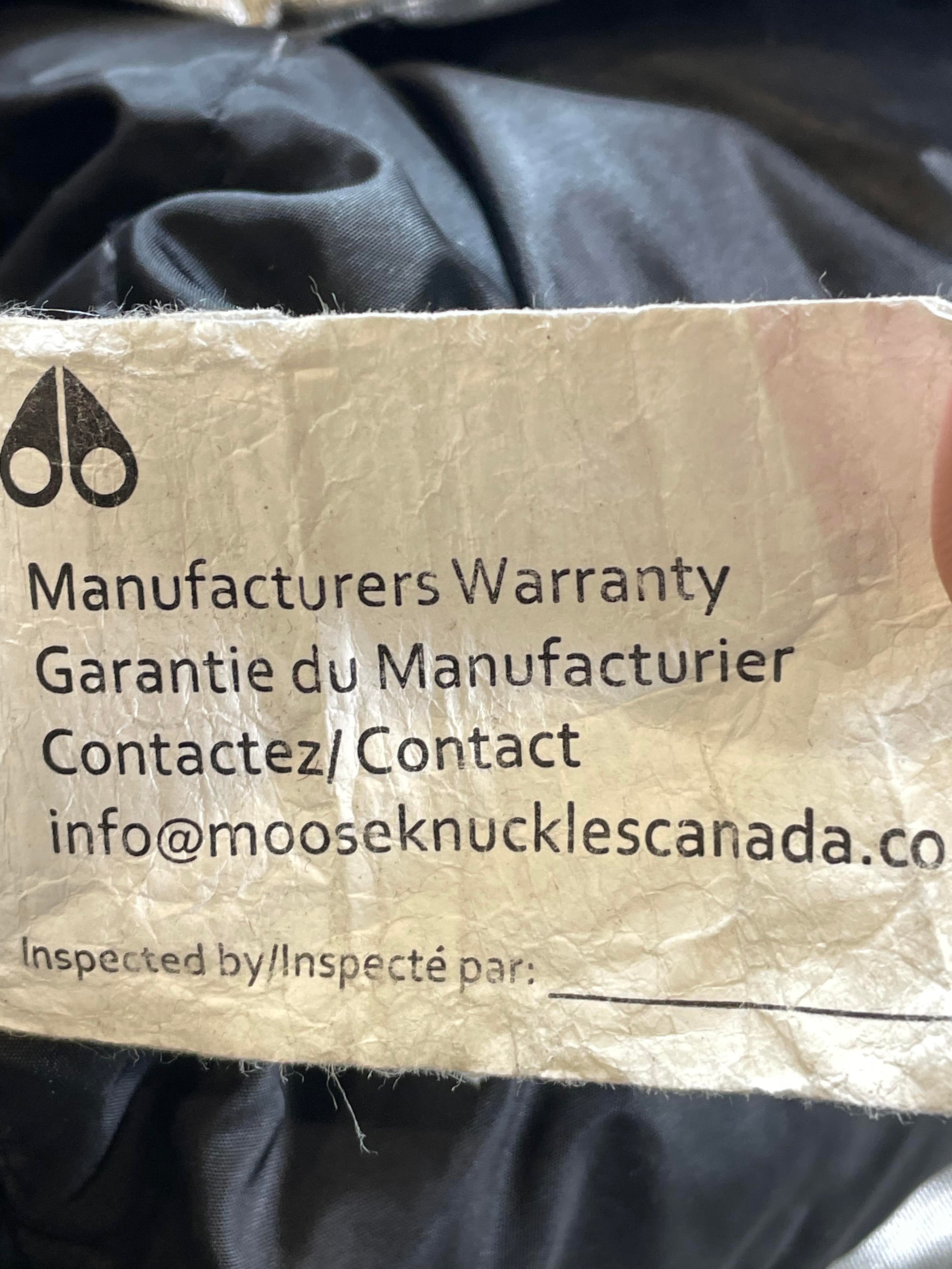 Moose Knuckles Silver Parka Jacket