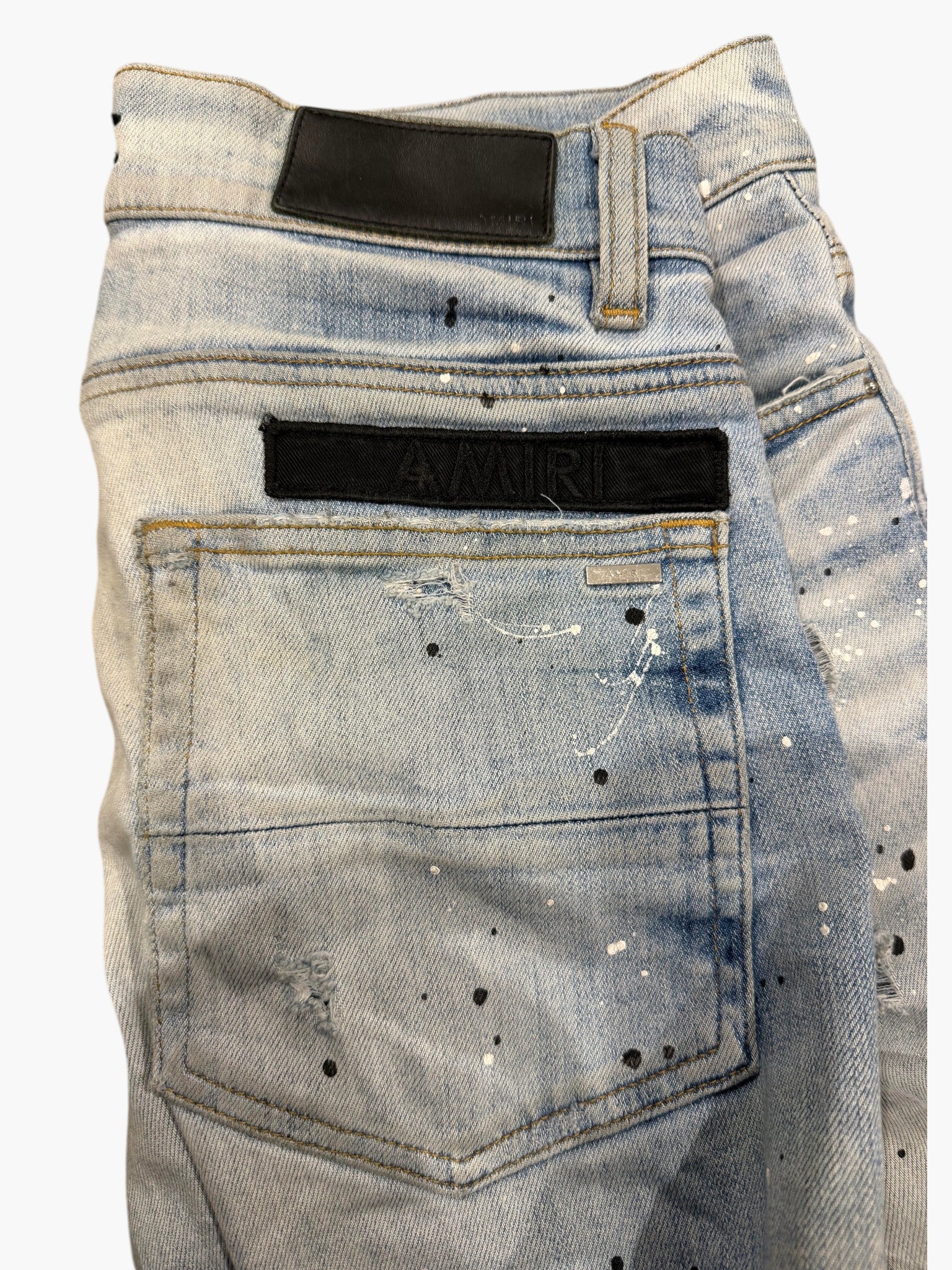 Purple Brand Knee Rip Black Jeans