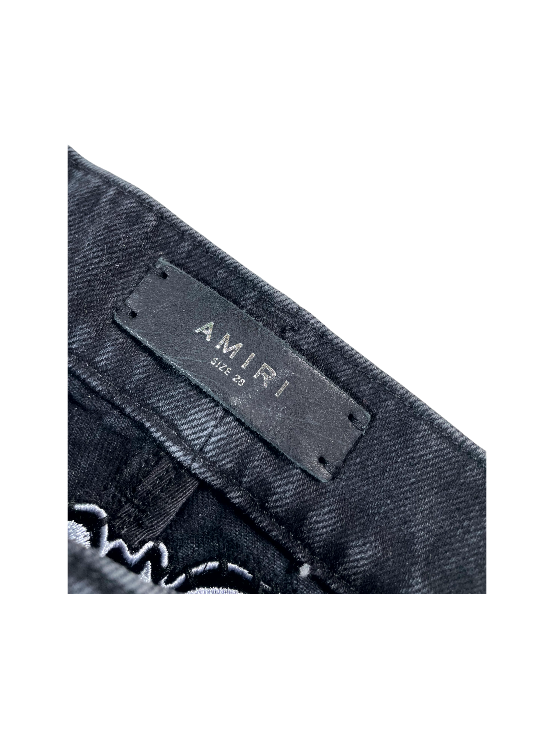 Amiri Cargo Chemist Stars Black Jeans