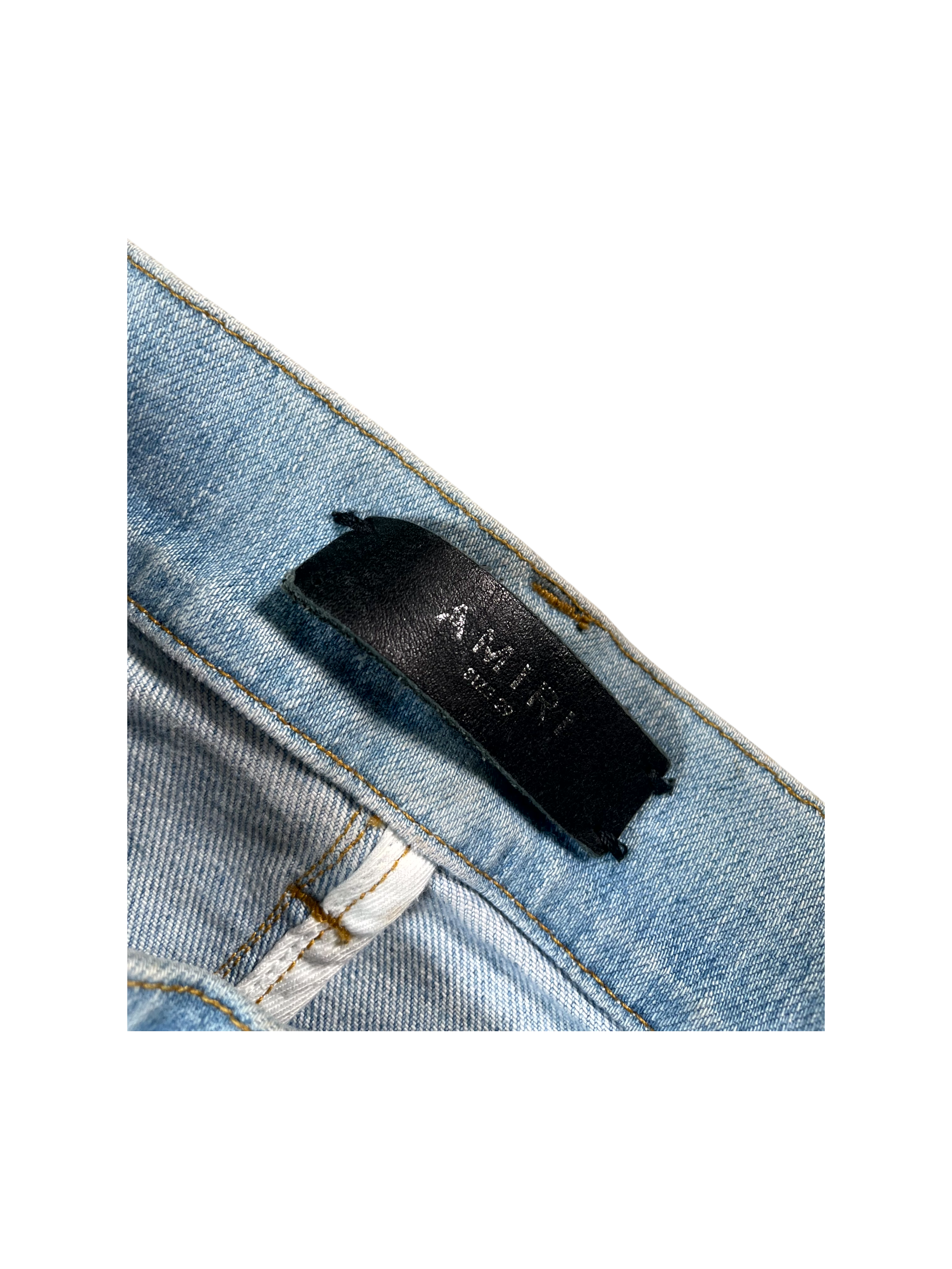 Amiri Stars Light Wash & Blue Jeans