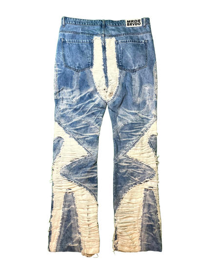 WDW Embroidered Denim Light Wash Jeans