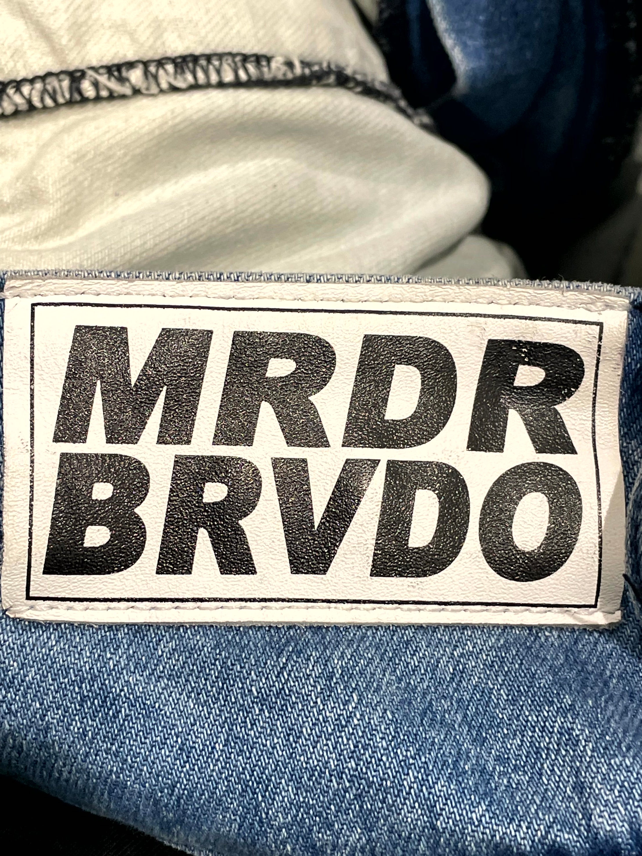 WDW Embroidered Denim Light Wash Jeans