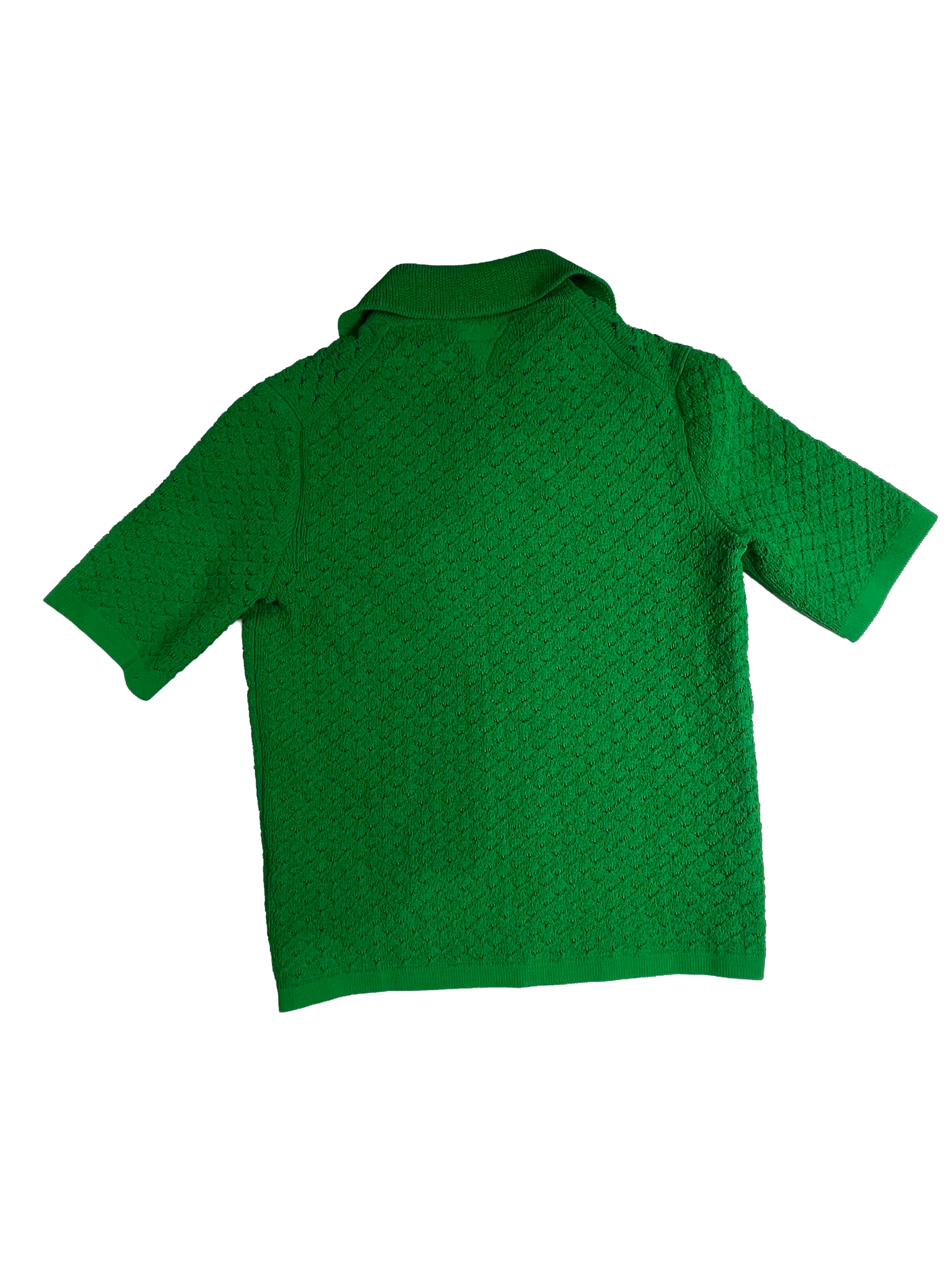 Bottega Veneta Crochet Green Shirt