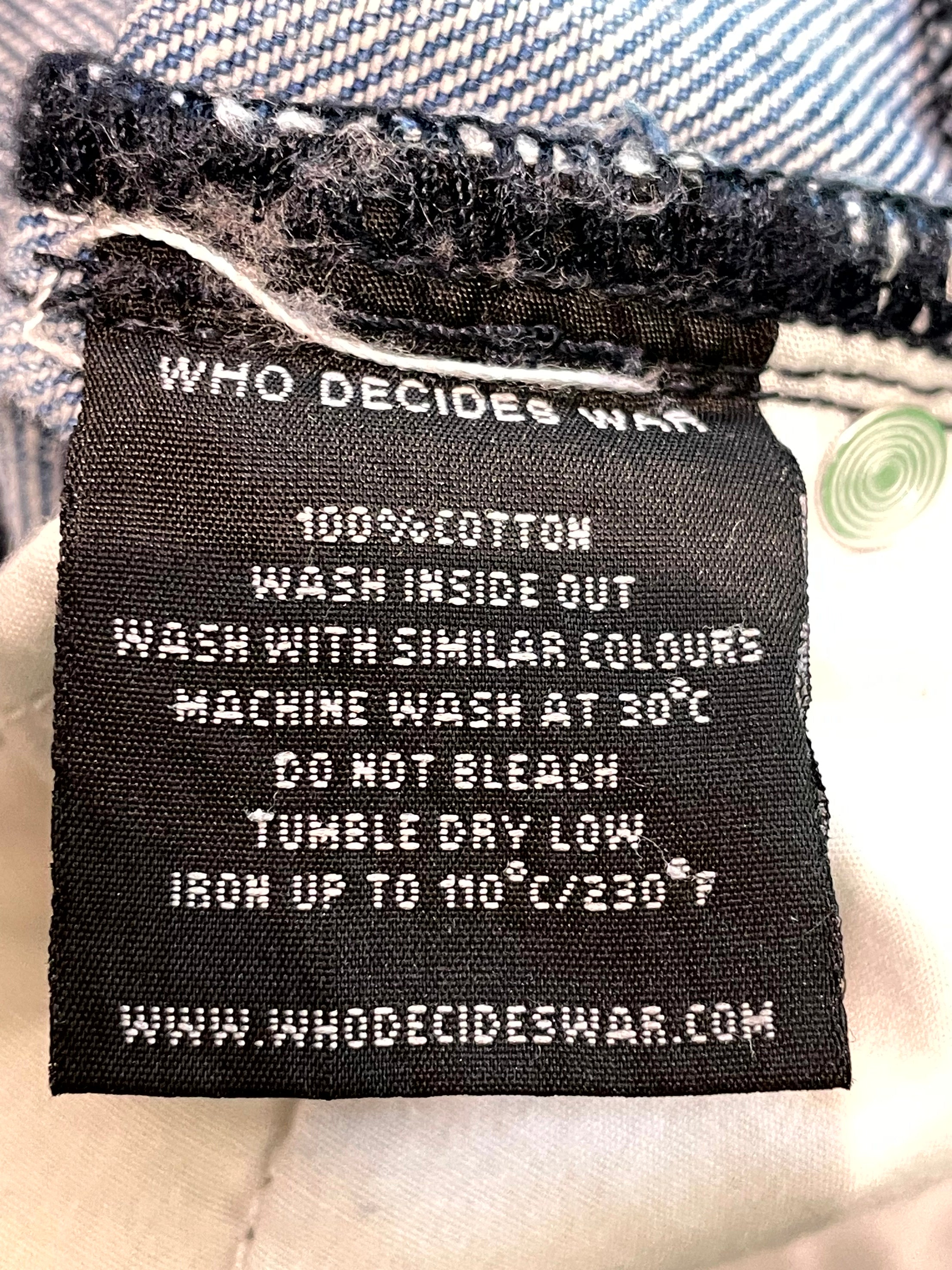 WDW Embroidered Denim Light Wash Jeans