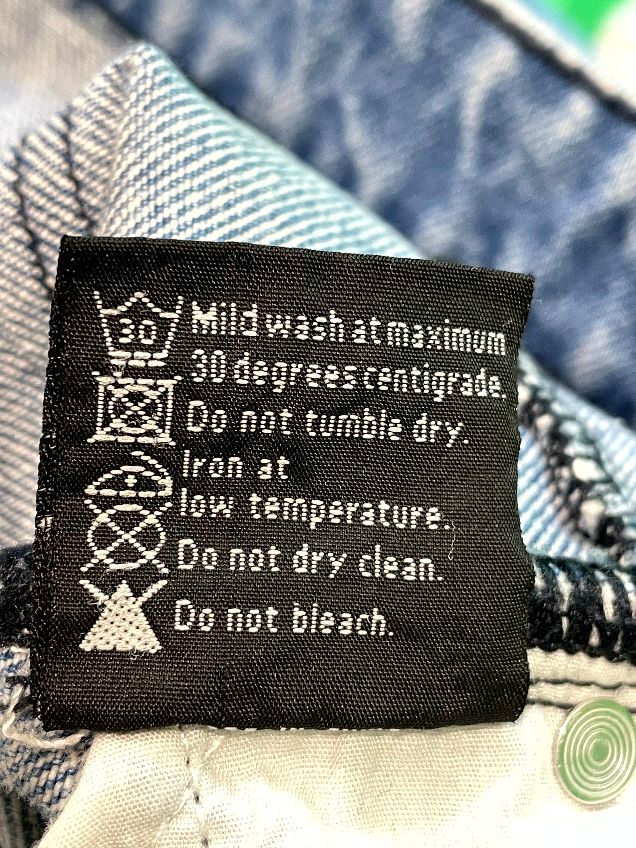 WDW Embroidered Denim Light Wash Jeans