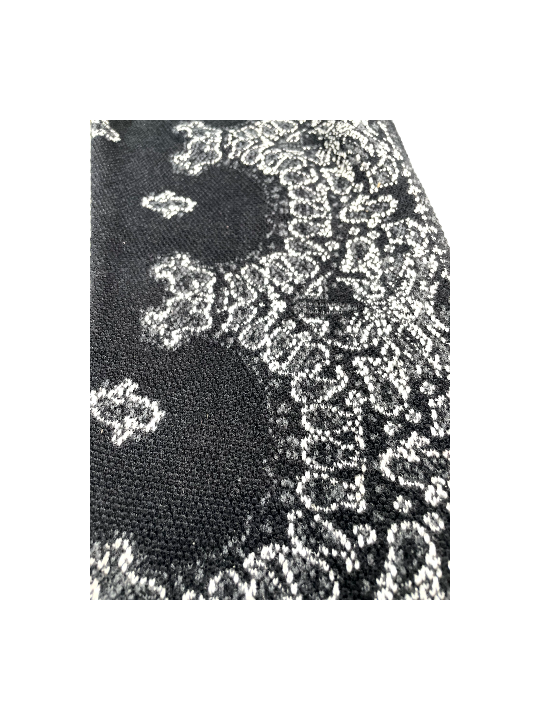 Amiri "MA Logo" Paisley Black Sweats