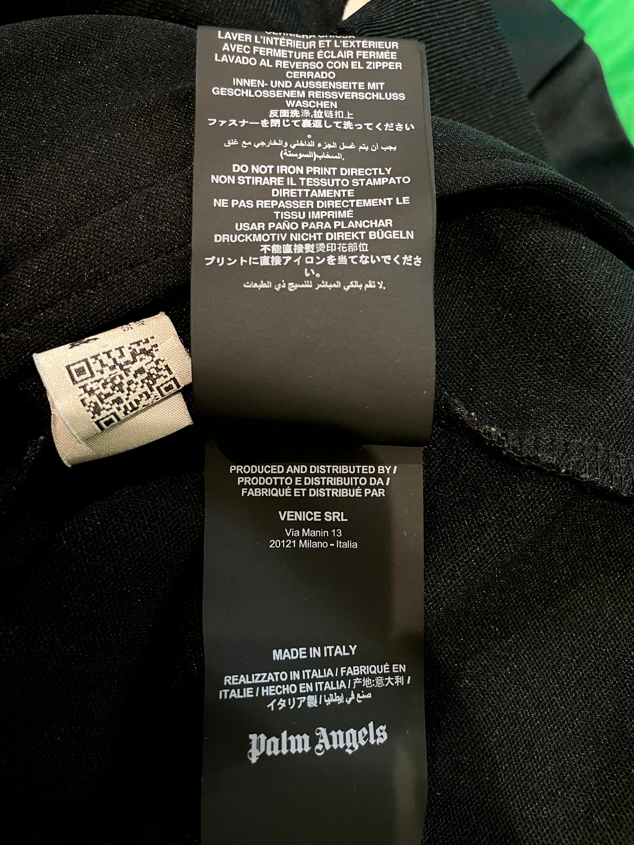 Palm Angels Black Track Jacket